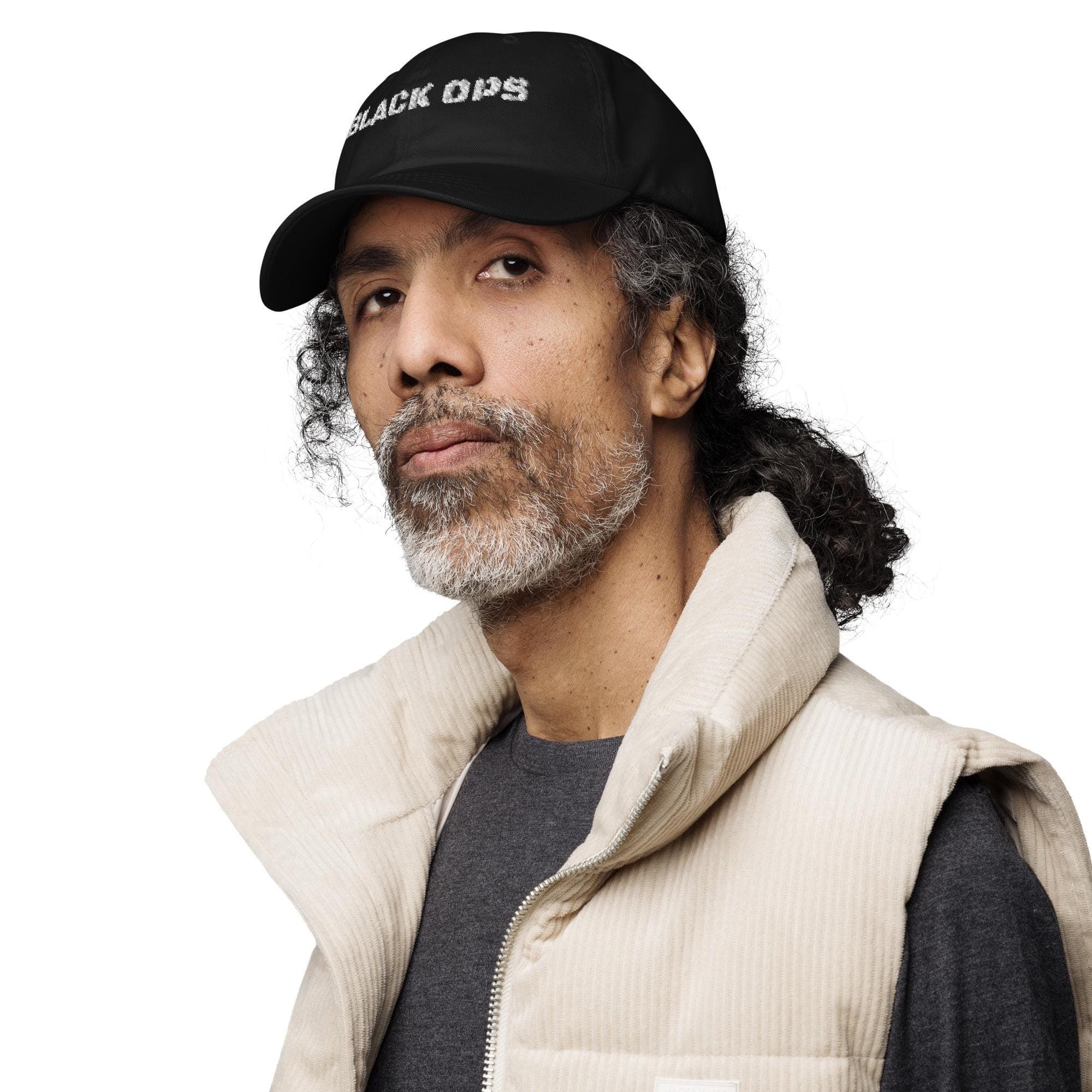 Black Ops Hat | Embroidered Dad Hat | Adjustable Buckle Strap Baseball Hat