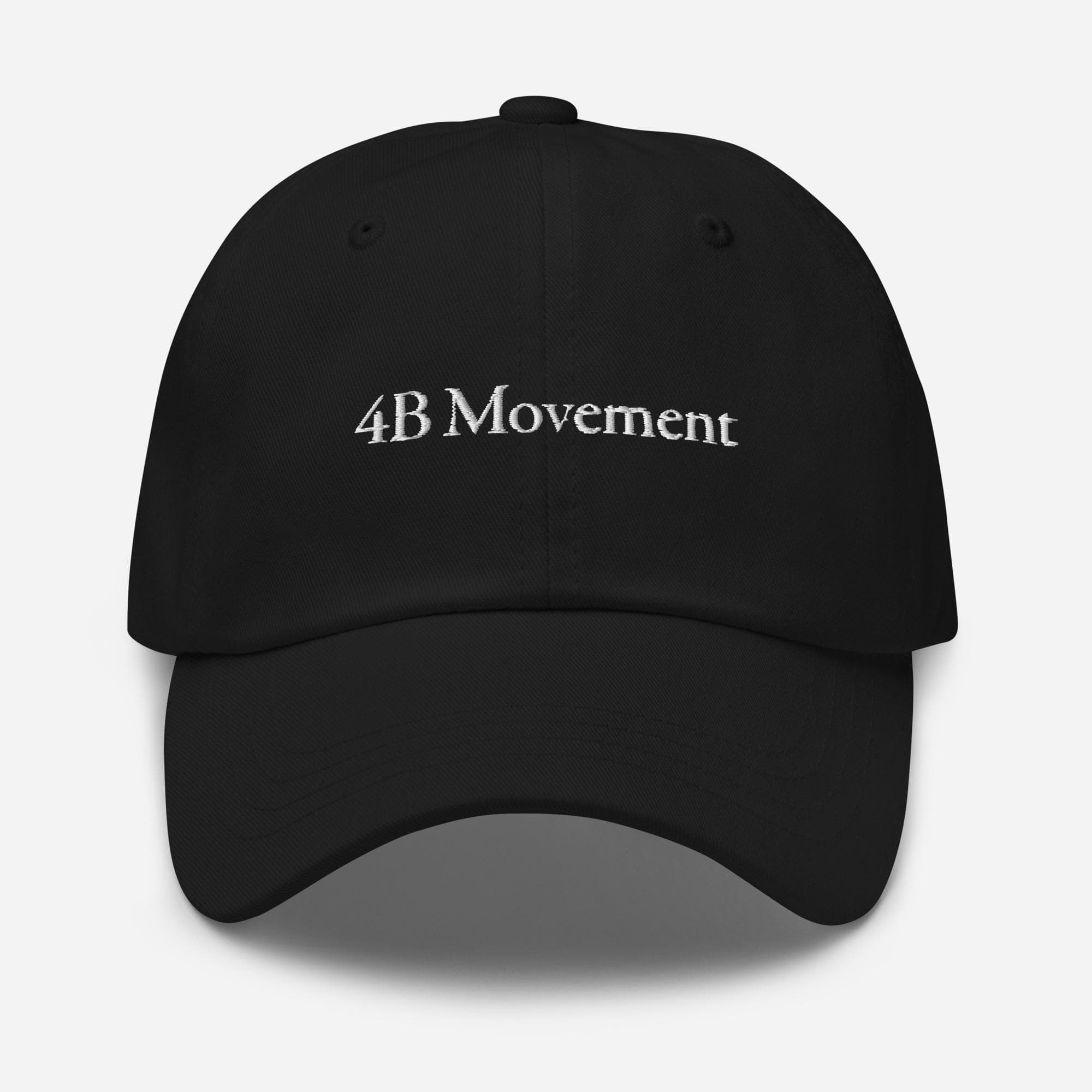 4B Movement Dad Cap | Embroidered Baseball Hat | Social Justice Streetwear | Activist Gift