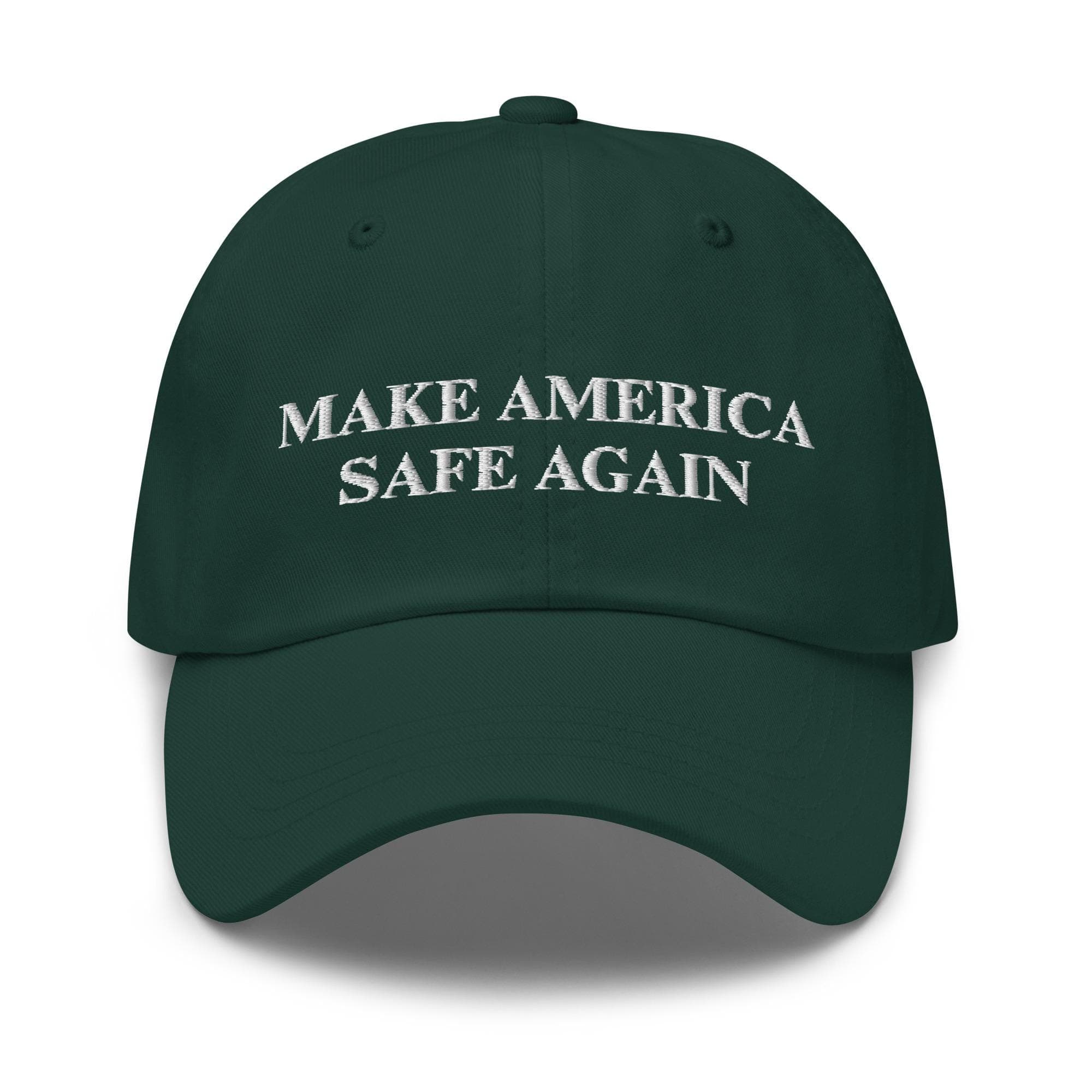 Make America Safe Again Hat Embroidered Hat Make America Great Again MAGA HAT Baseball Hat Red Donald Trump Hat Gift for Friend Gift for Dad