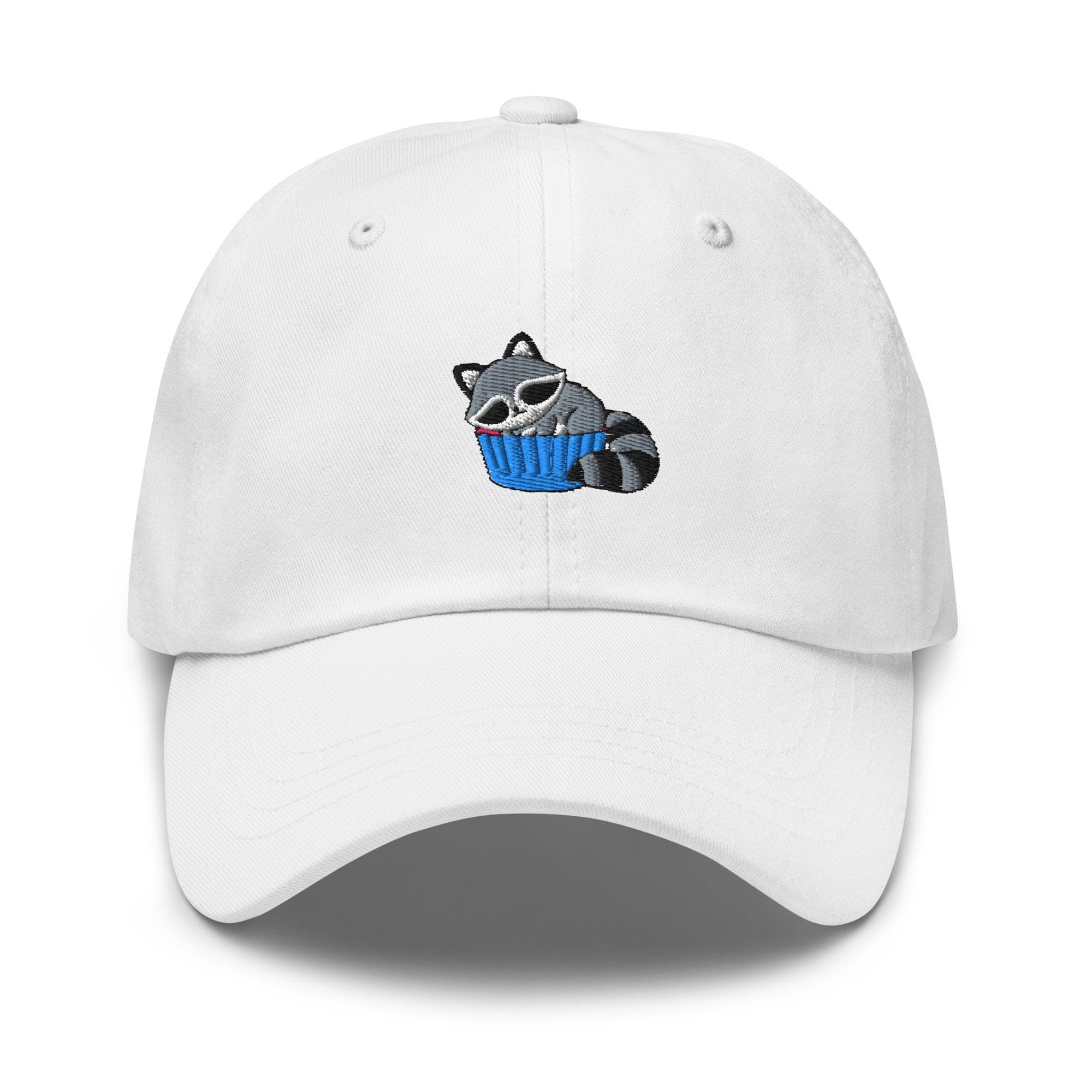 Raccoon Embroidered Hat – Cute Sleeping Raccoon Cap, Animal Lover Gift, Nature Wildlife Dad Hat