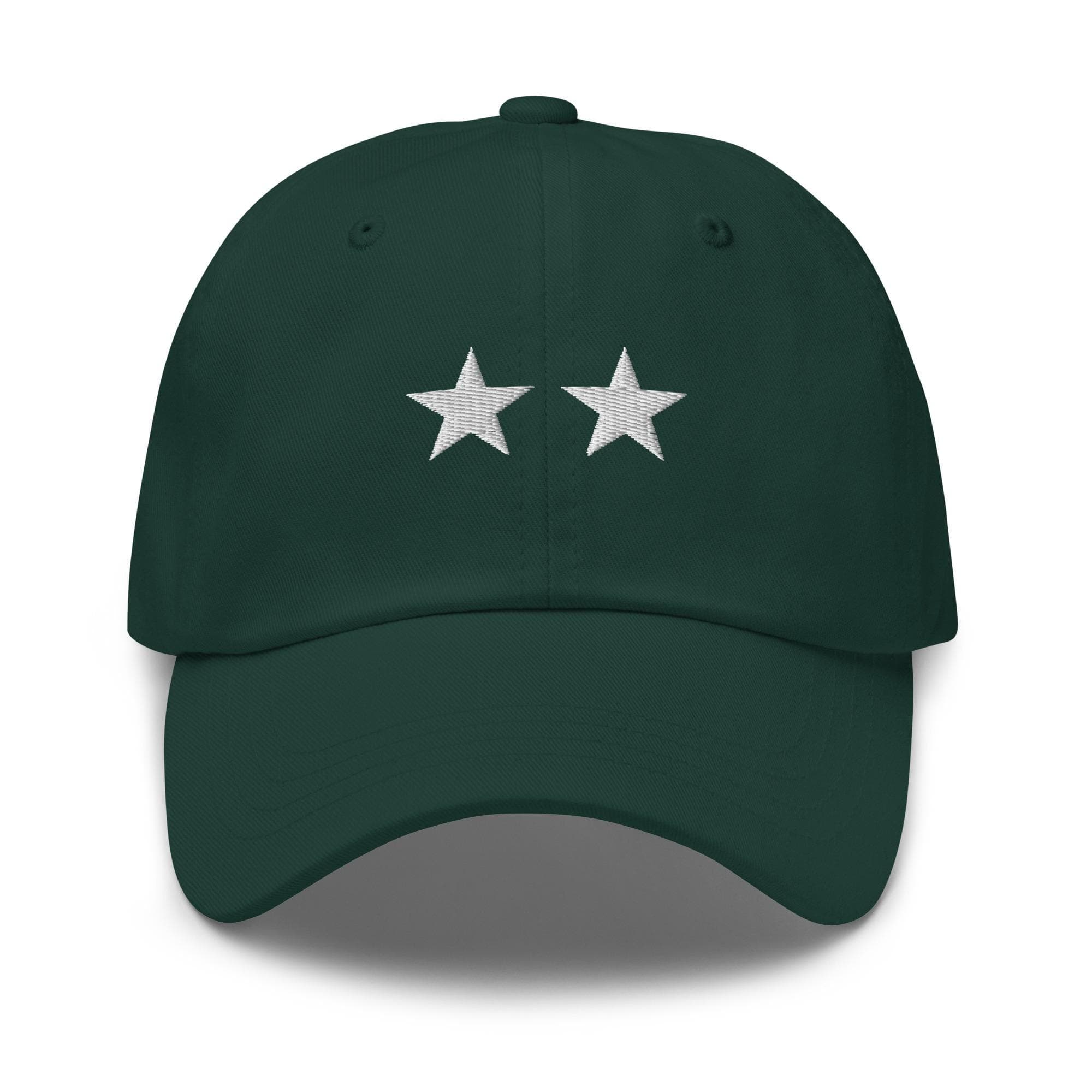Two Star Hat Embroidered Hat Two Star General Hat Two Star Military Hat Two-star insignia rank of major general Army Air Force Marine Corps