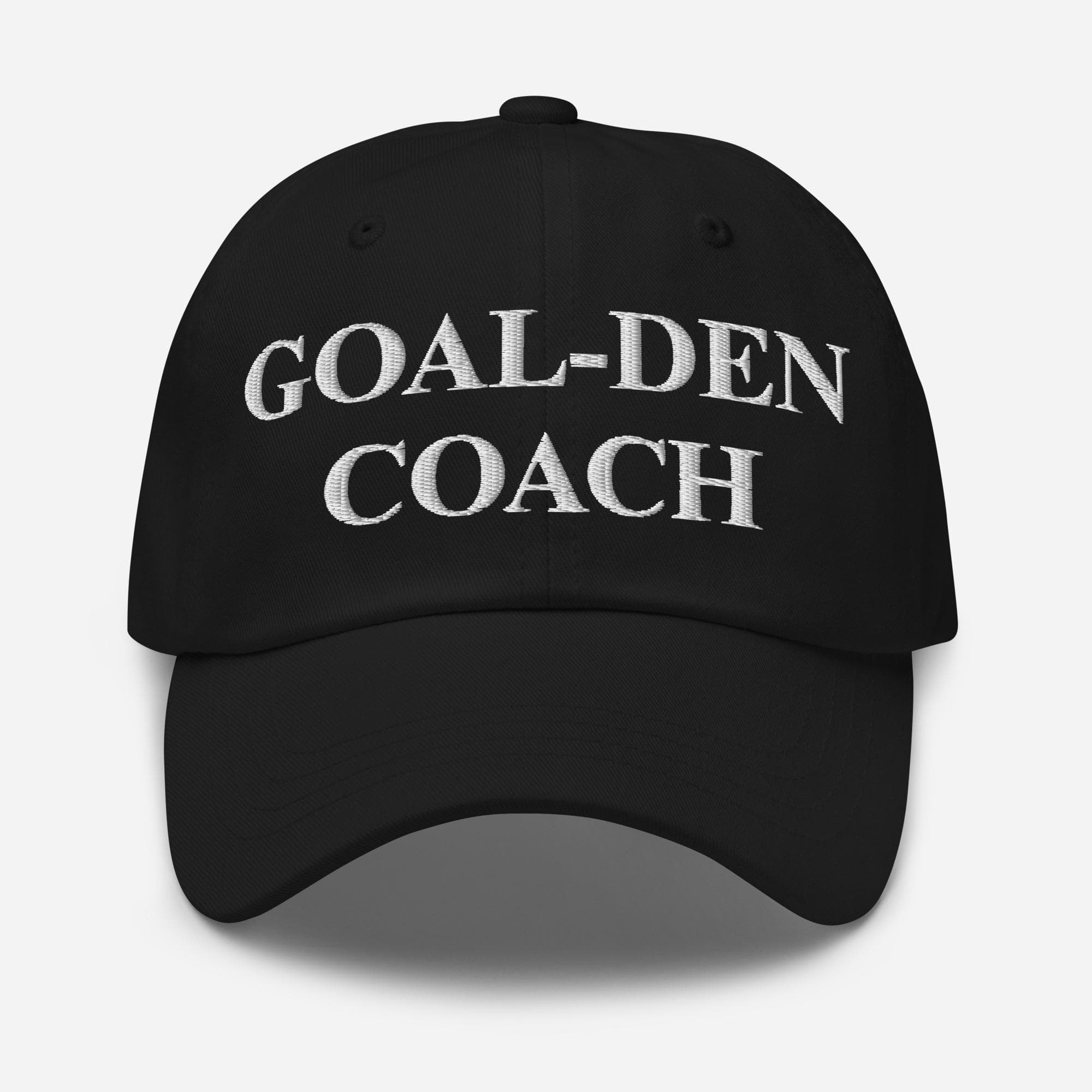 Goal-den leader Hat Embroidered Dad Cap for Football Fans | Coach Hat | Football Coach Gift