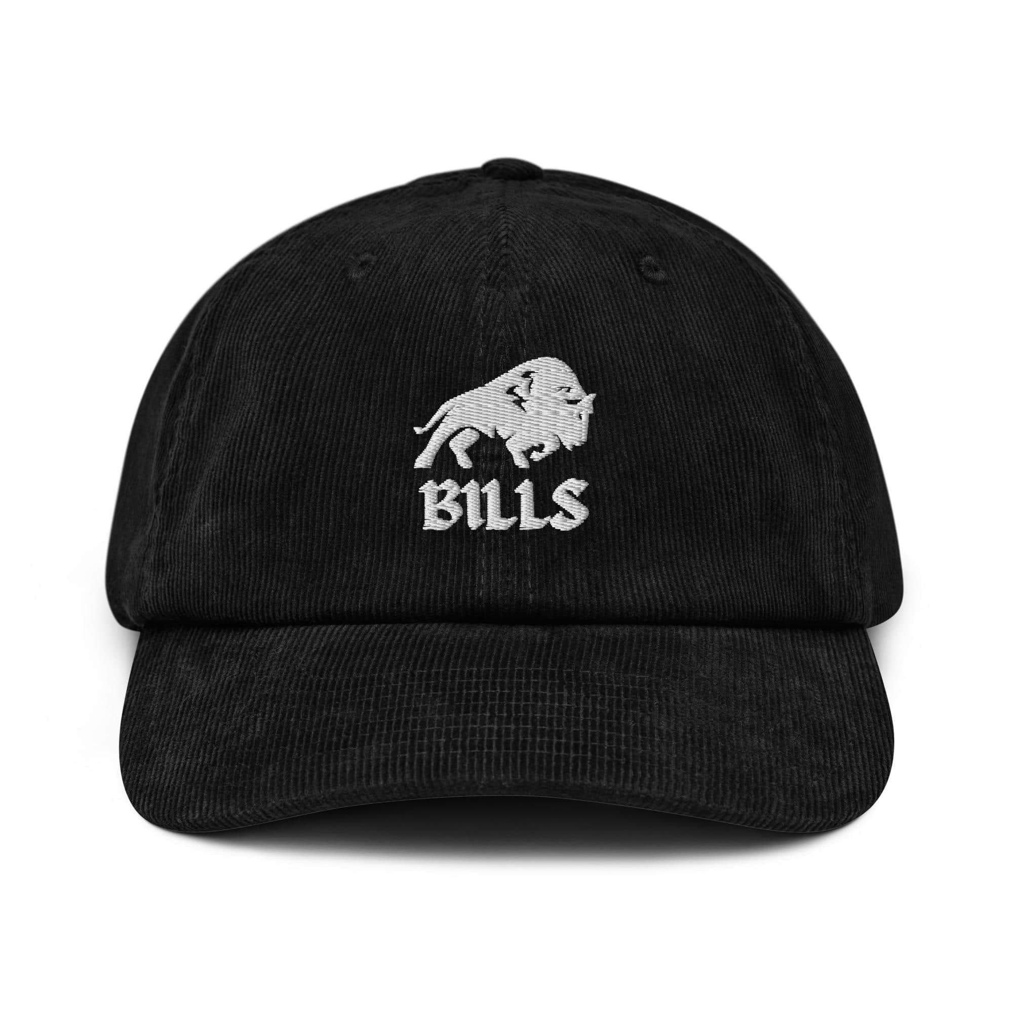 Buffalo Embroidered Corduroy Cap | Western Wildlife Hat | Outdoor Adventure Gift | Rustic Rancher Dad Hat | Animal Lover Baseball Cap