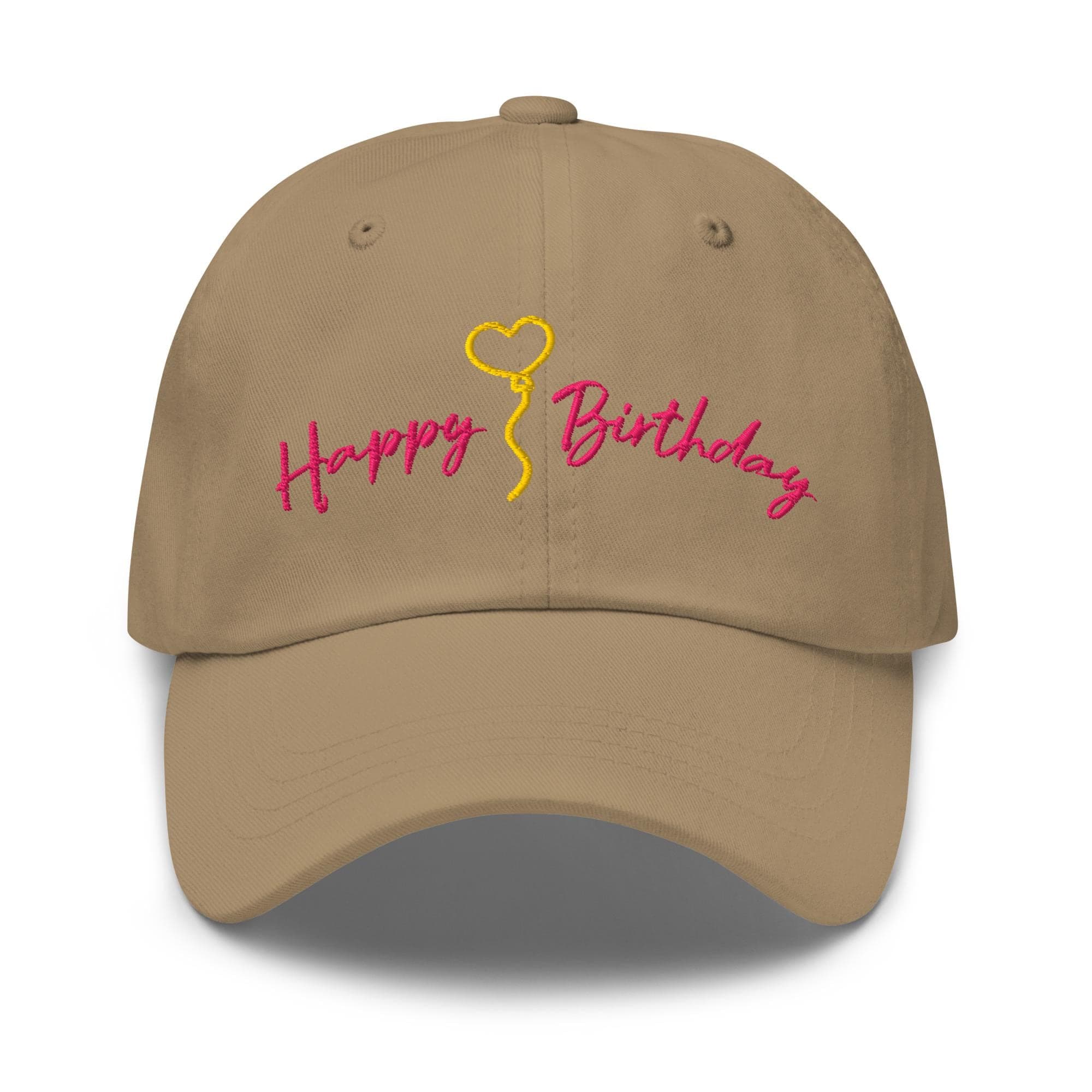 Happy Birthday Cap Embroidered Hat Happy Birthday Hat Pink Hat Teens Birthday Hats for Girls Birthday Gift