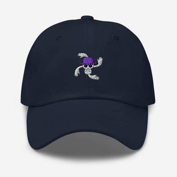 Robin Cap Anime Embroidered Hat Skull Logo Robin Jolly Roger Baseball Cap