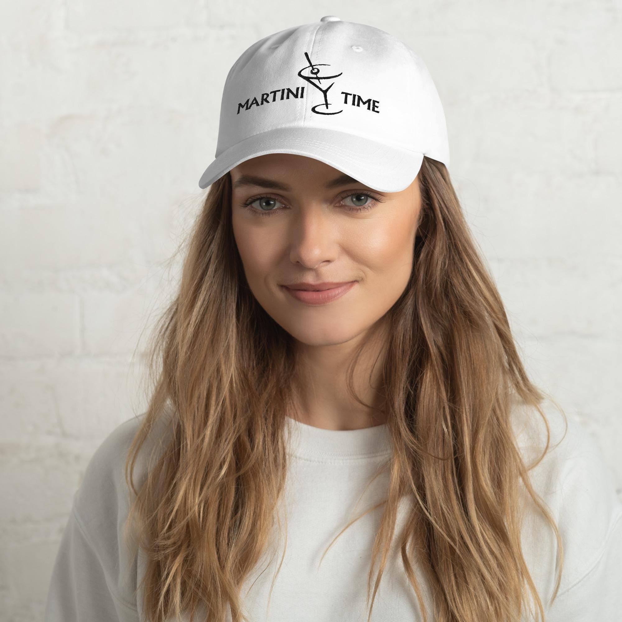 Martini Time Dad Cap – Embroidered Cocktail Baseball Hat for Bartenders, Espresso Martini Hat, Embroidered Dad Hat, Bachelorette Hats