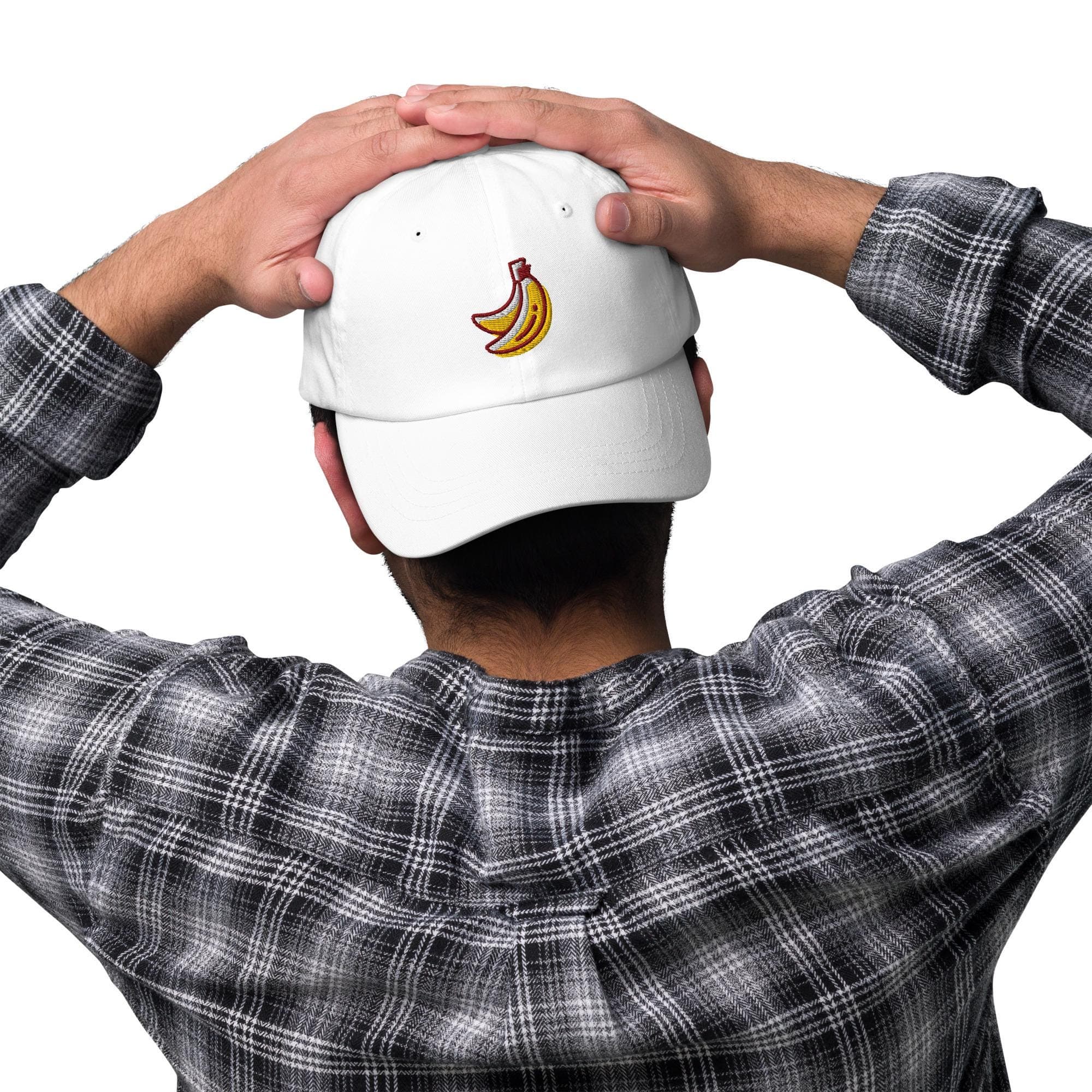 Cute Banana Baseball Dad Cap – Fruit Embroidery Hat, Casual Adjustable Summer Cap, Trendy Cartoon Fruit Dad Hat