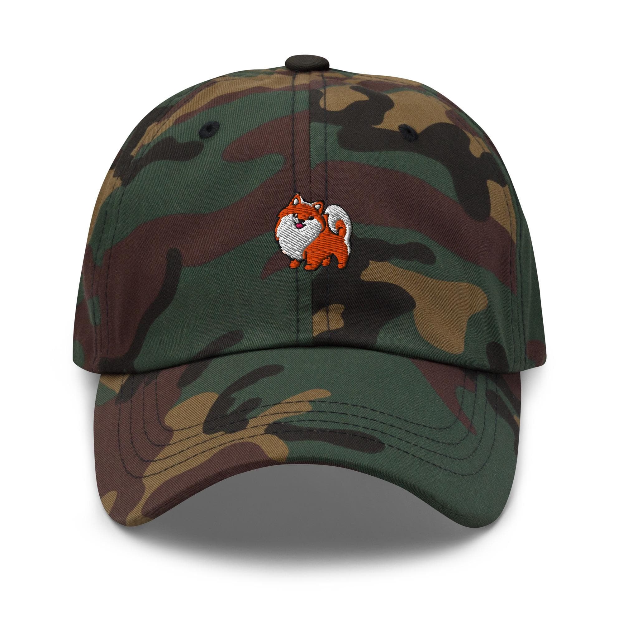 Pomeranian Hat Embroidered Dad Hat Cute Pomeranian Cap Gift for Dad Dog Animal Lover Gift for Pomeranian Dog Owner Cute Small Dog Gift Hat