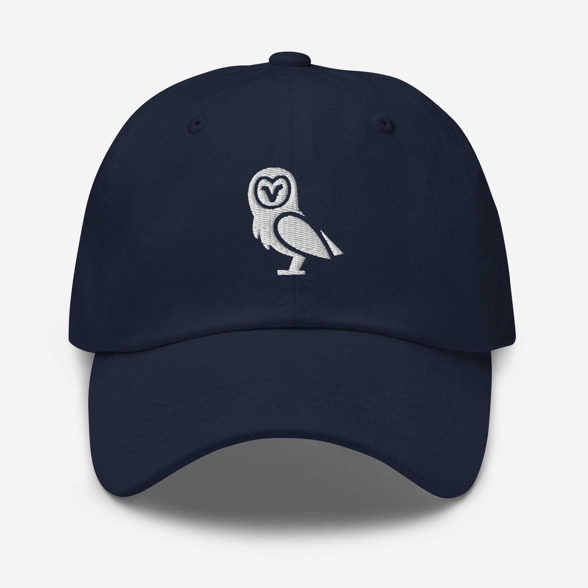 Barn Owl Hat Embroidered Cap– Cute Wildlife Cap, Nature Lover Gift, Owl Illustration Baseball Cap
