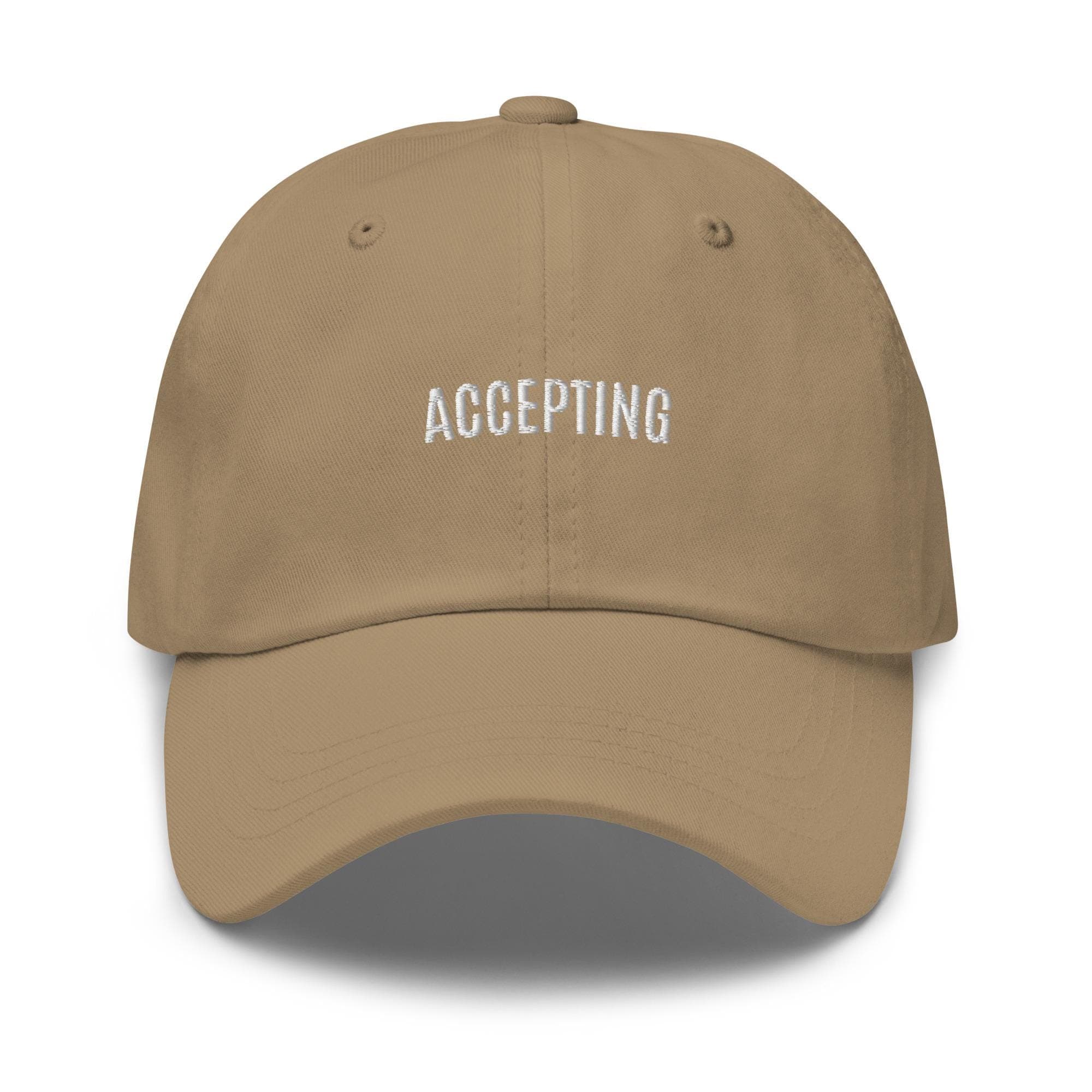 Accepting Cap Embroidered Hat with Adjustable Strap Metal | Personality Traits Hat | Personality Type