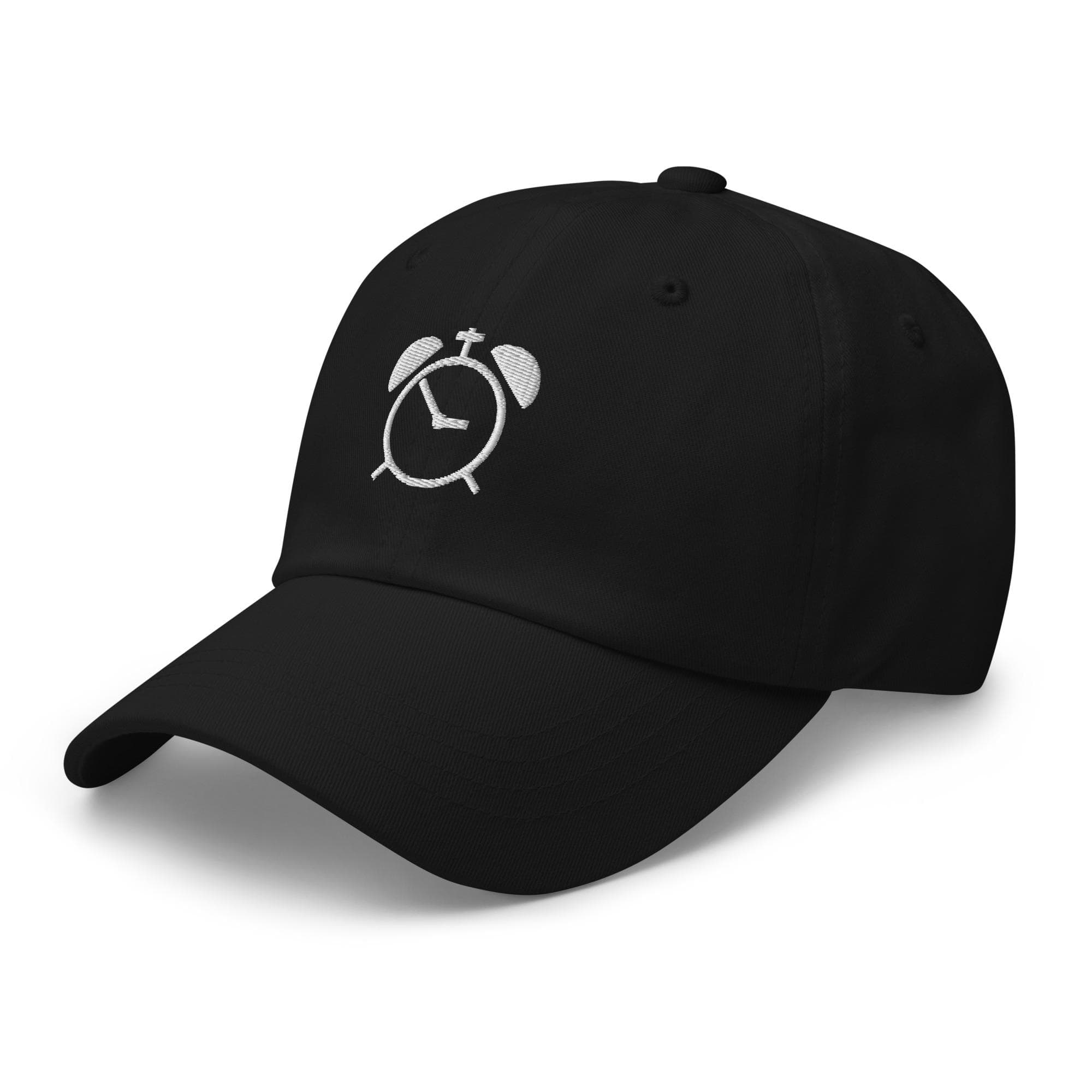Alarm Clock Hat Embroidered – Clock Baseball Cap , Gift for Clock Lovers