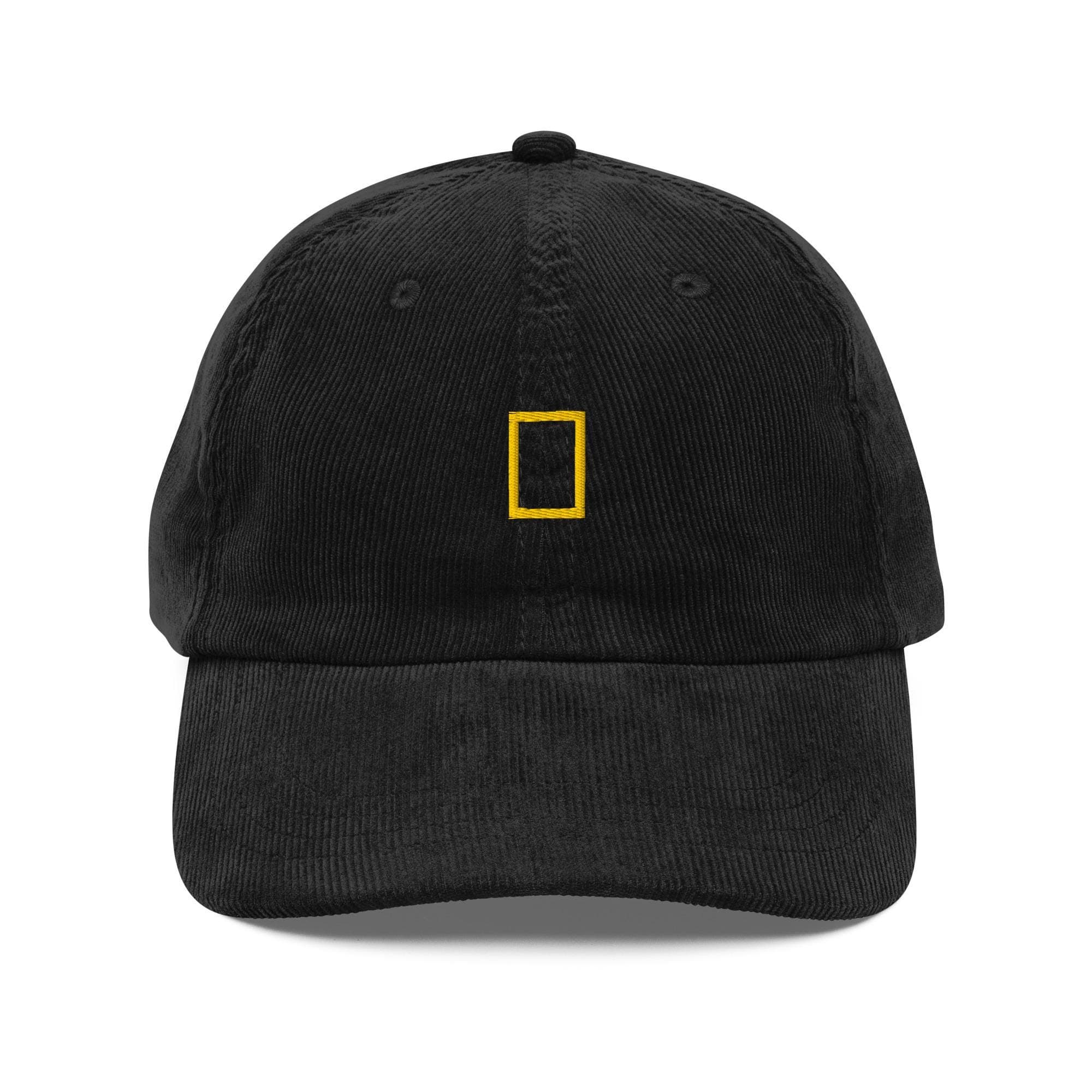 Nat Geo Hat | Premium Vintage Corduroy Cap | Embroidered Hat