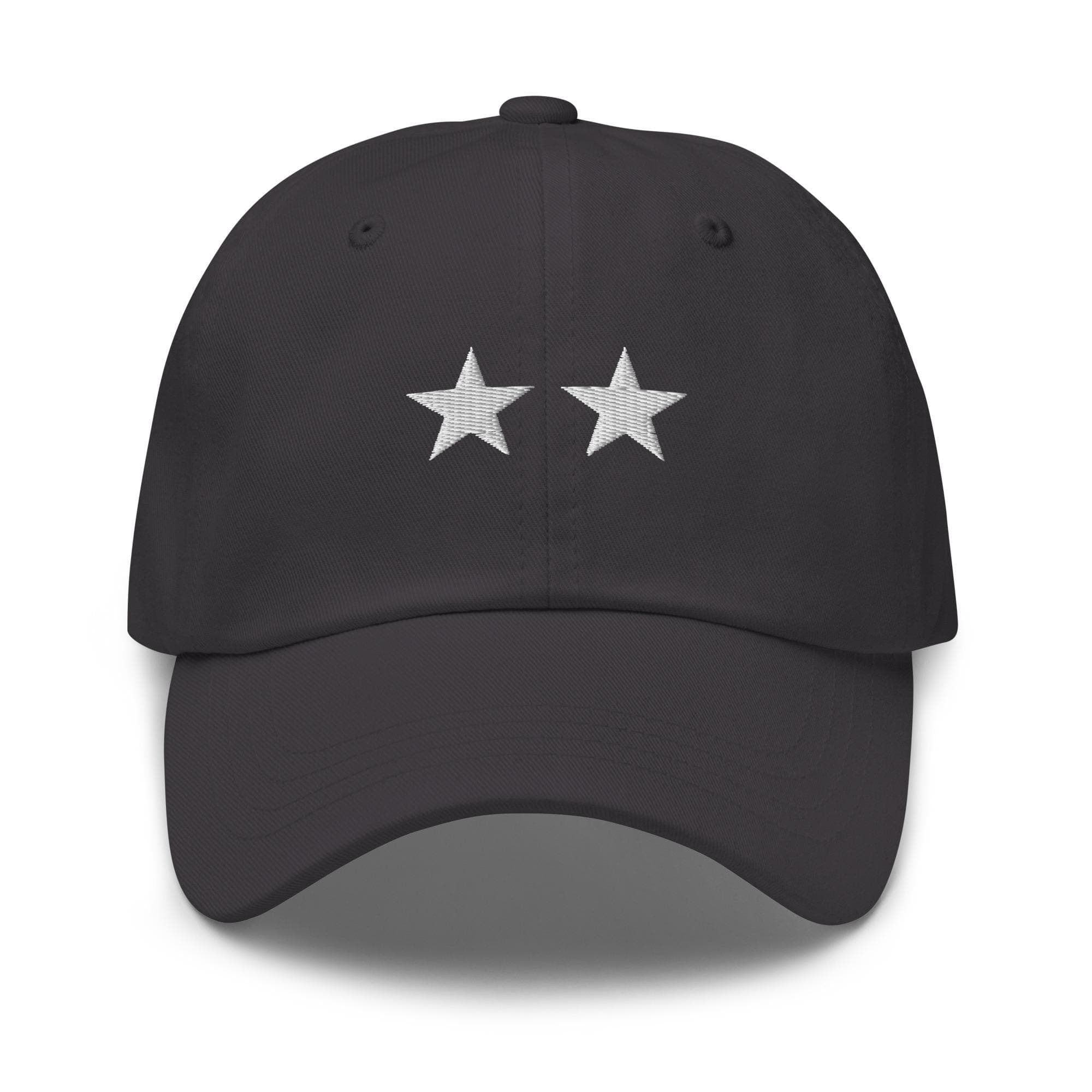 Two Star Hat Embroidered Hat Two Star General Hat Two Star Military Hat Two-star insignia rank of major general Army Air Force Marine Corps