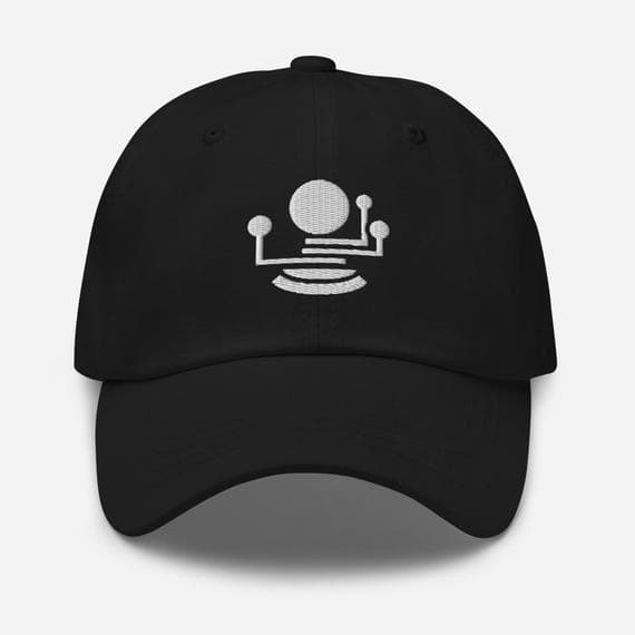 Orrery Embroidered Hat | Astronomy Baseball Cap | Celestial Planet Embroidery Dad Hat | Space Lovers Gift