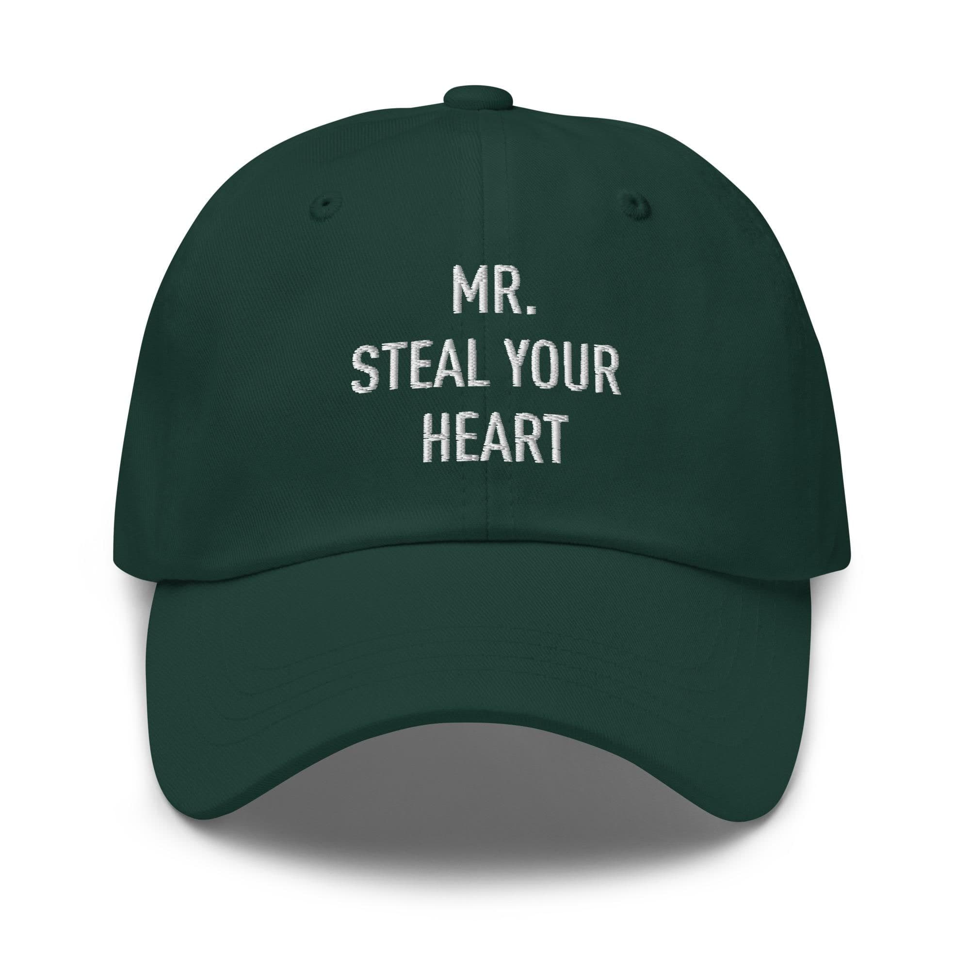 Mr Steal Your Heart Hat Embroidered Hat Gift for Valentines Hat Gift for mister Gift for husband Gift for Kids Gift for Teens Gift for Dad