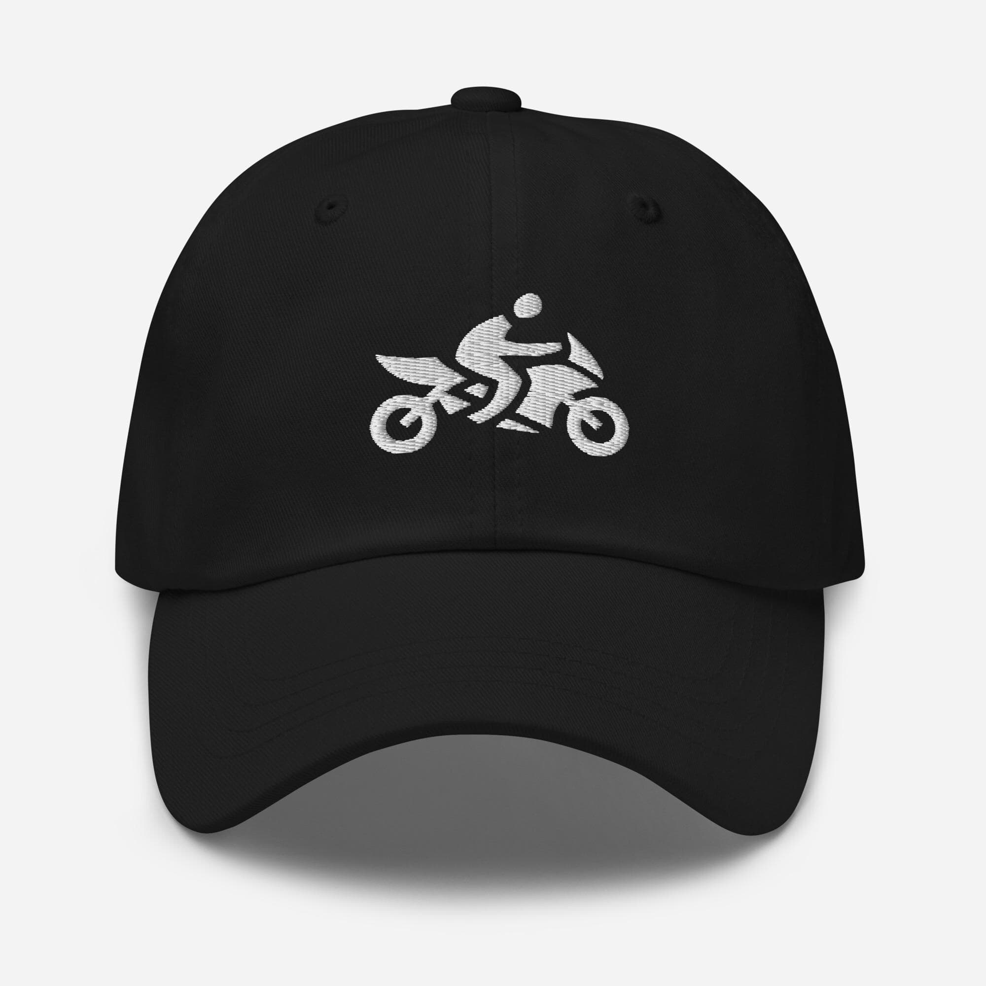 Motorcycle Hat Embroidered Cap– Rider Cap for Bikers, Men’s Dad Hat, Custom Embroidery Gift