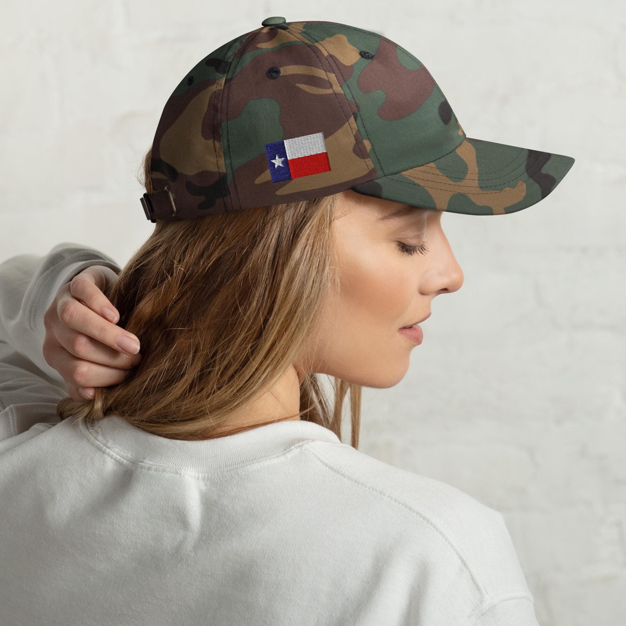 Texas Flag Dad Hat Embroidered Flag Baseball Cap  Gift for Dad Gift for Friend