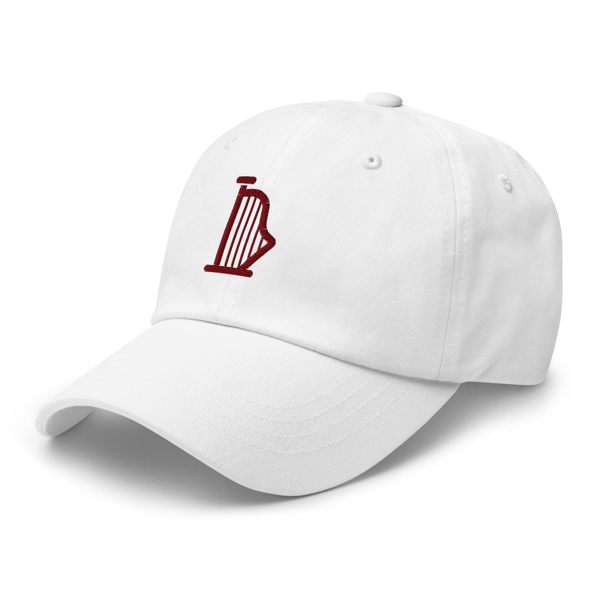 Embroidered Harp Cap – Music Lover Hat, Celtic Harp Gift, Musician Accessory, Instrument Baseball Cap