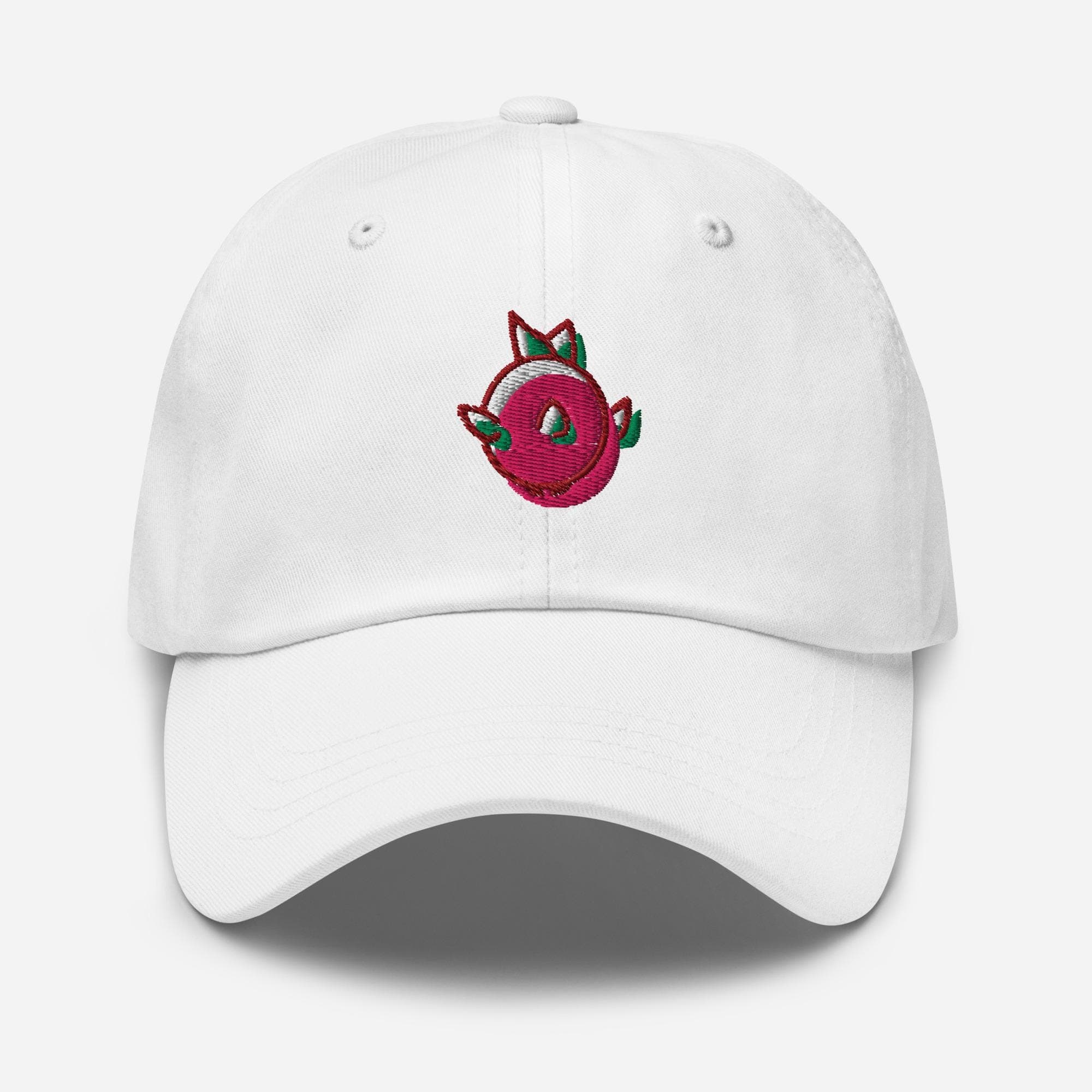 Dragon Fruit Baseball Dad Cap – Embroidered Fruit Hat, Summer Aesthetic Headwear, Casual Adjustable Cap Gift