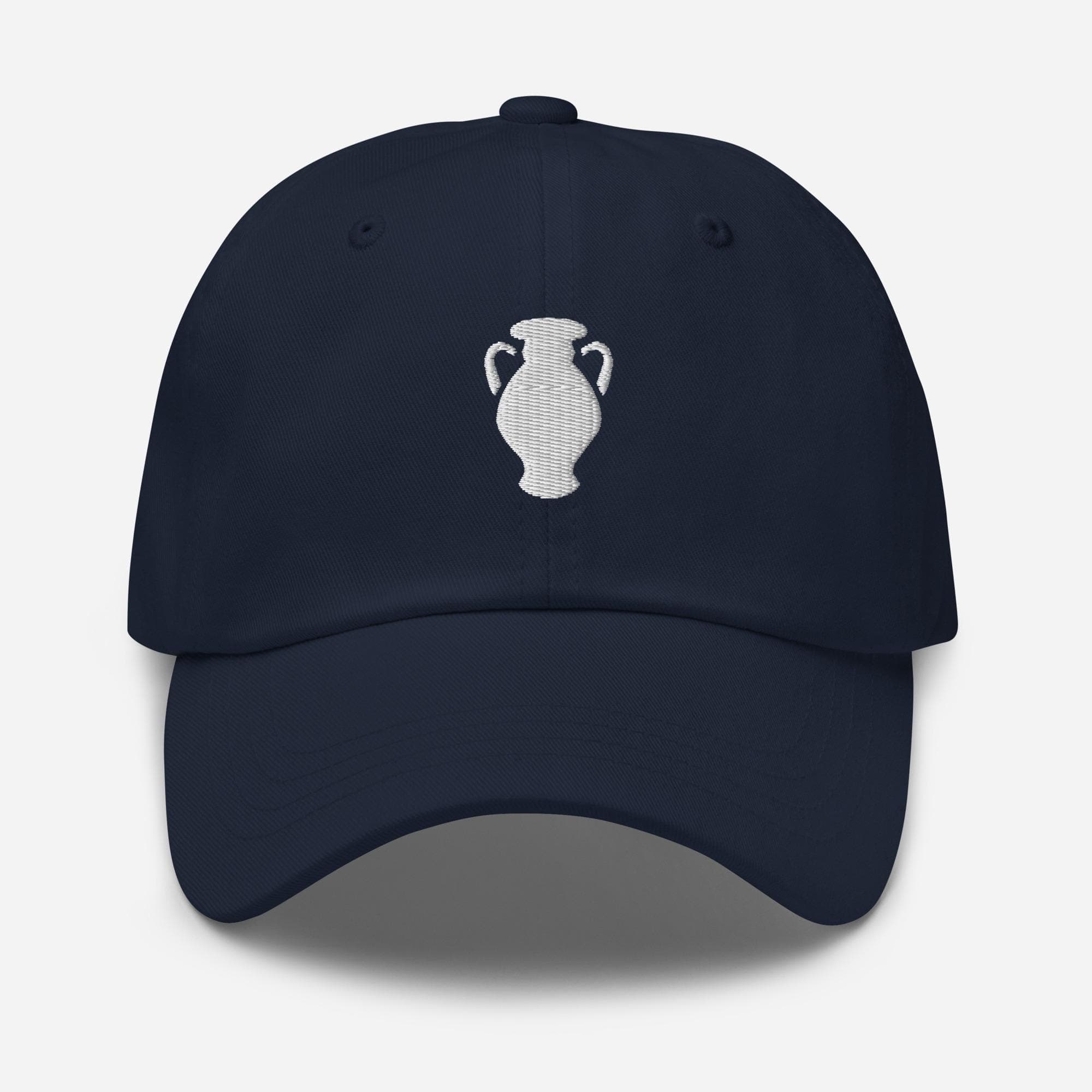 Amphora Embroidered Hat, Ancient Greek Pottery Cap, Aesthetic Minimalist Embroidery Dad Hat, Unique History Gift