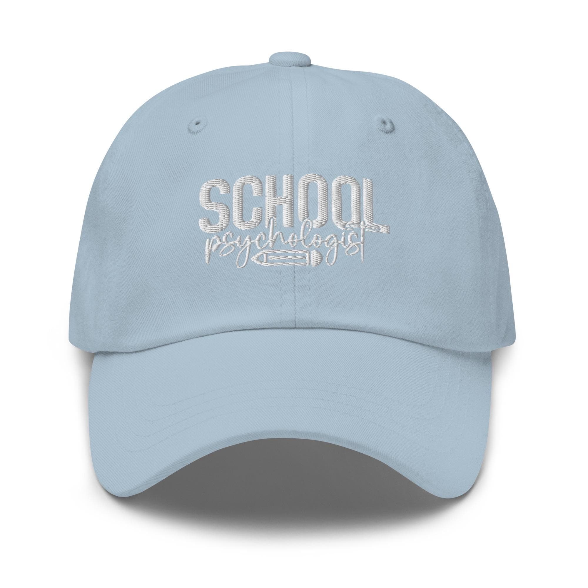 School Psychologist Embroidered Dad Hat Gift for Dad Mental Hat Self Care Hat Self Love Hat Therapy Hat Mental Health Awareness Cap Inspired