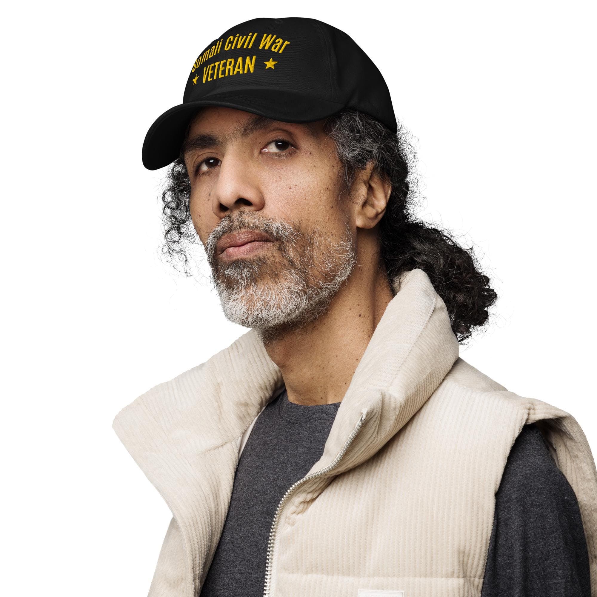 Somali Civil War Veteran Dad Cap | Mogadishu Military Tribute Hat | Embroidered Baseball Hat