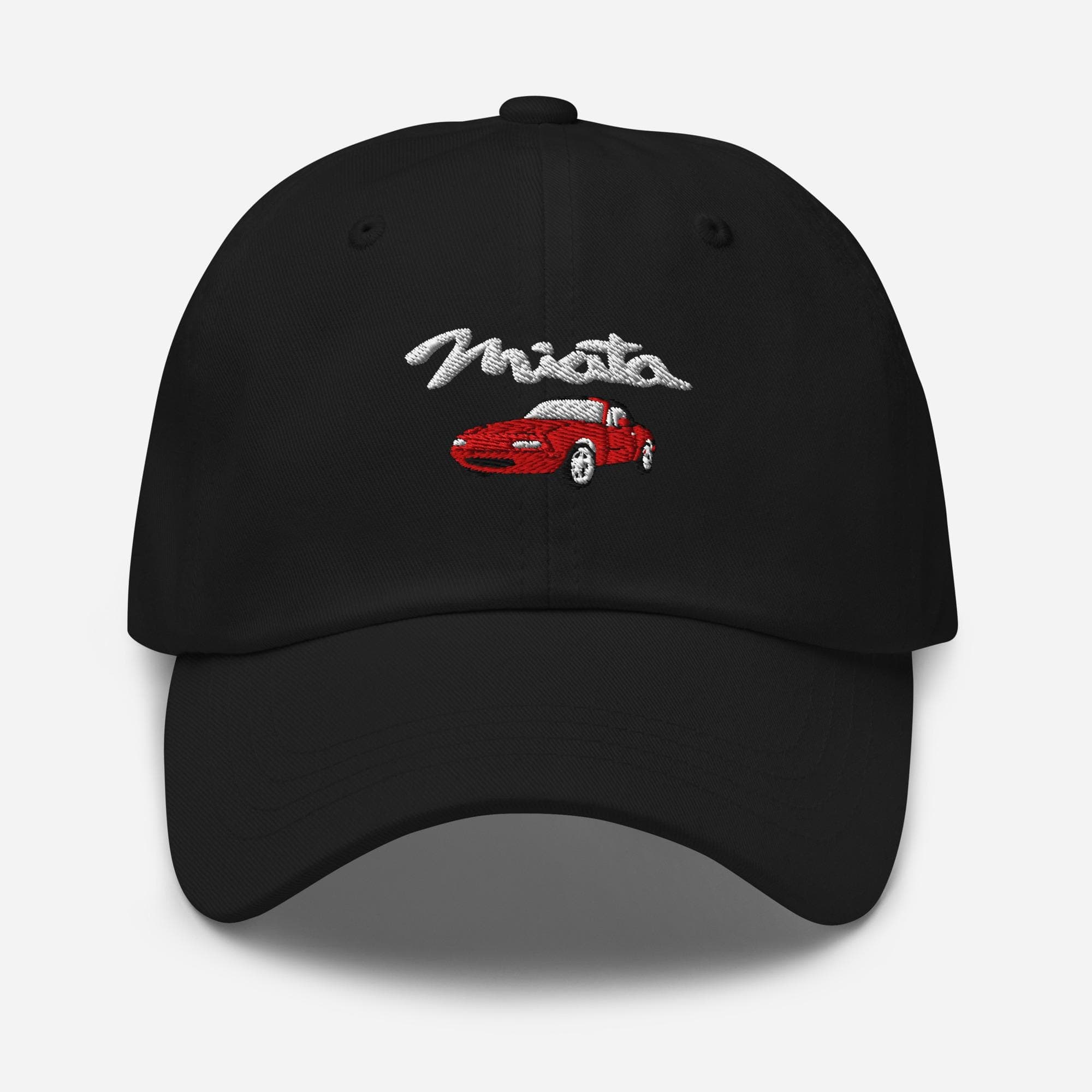Red Miata Embroidered Dad Cap | Mazda MX-5 Baseball Hat | JDM Car Enthusiast Gift | Classic Roadster Cap for Miata Owners