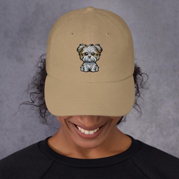 Bichon Hat Embroidered Dad Cap