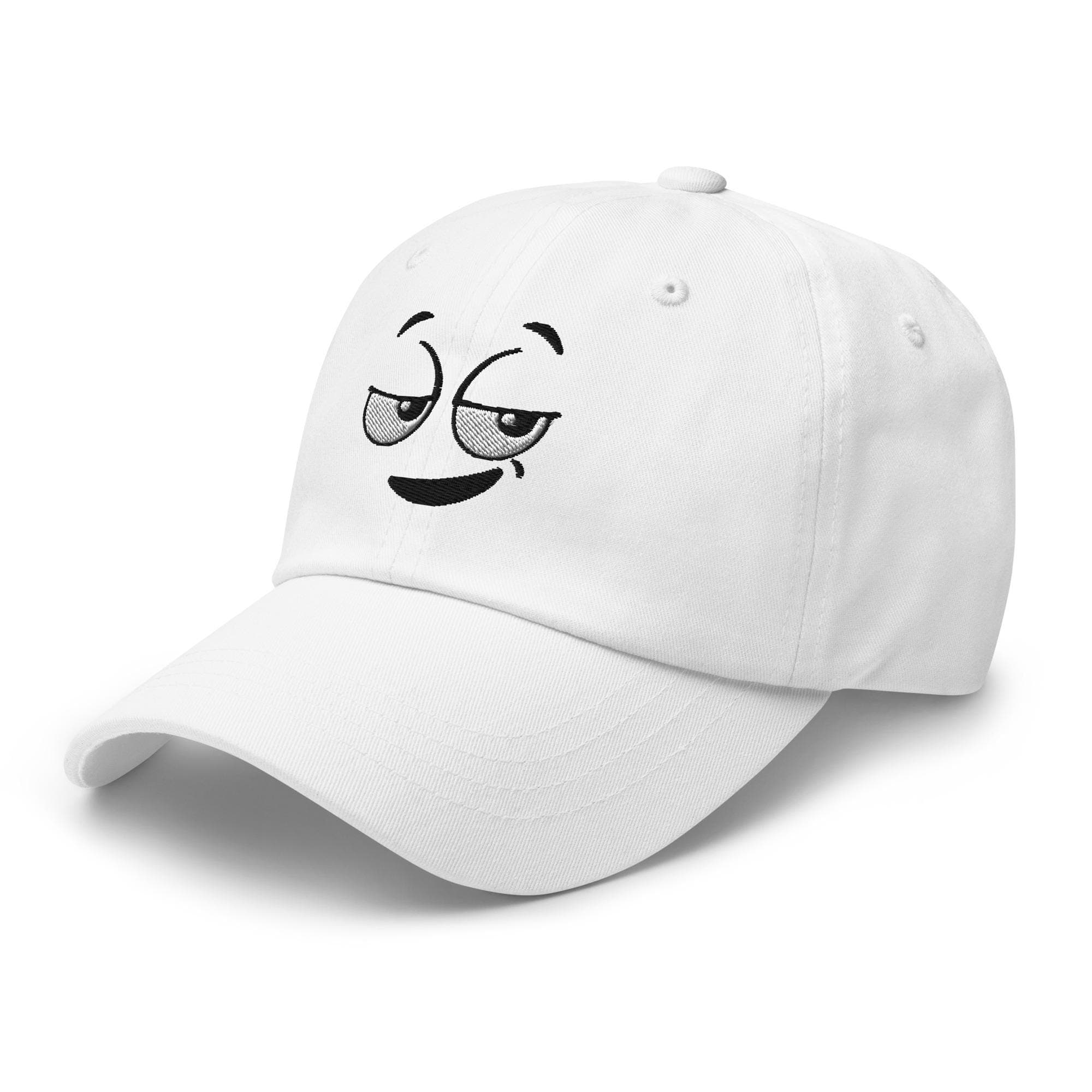 Embroidered Side Eye Hat | Funny Cartoon Face Cap | Cute Expression Baseball Hat