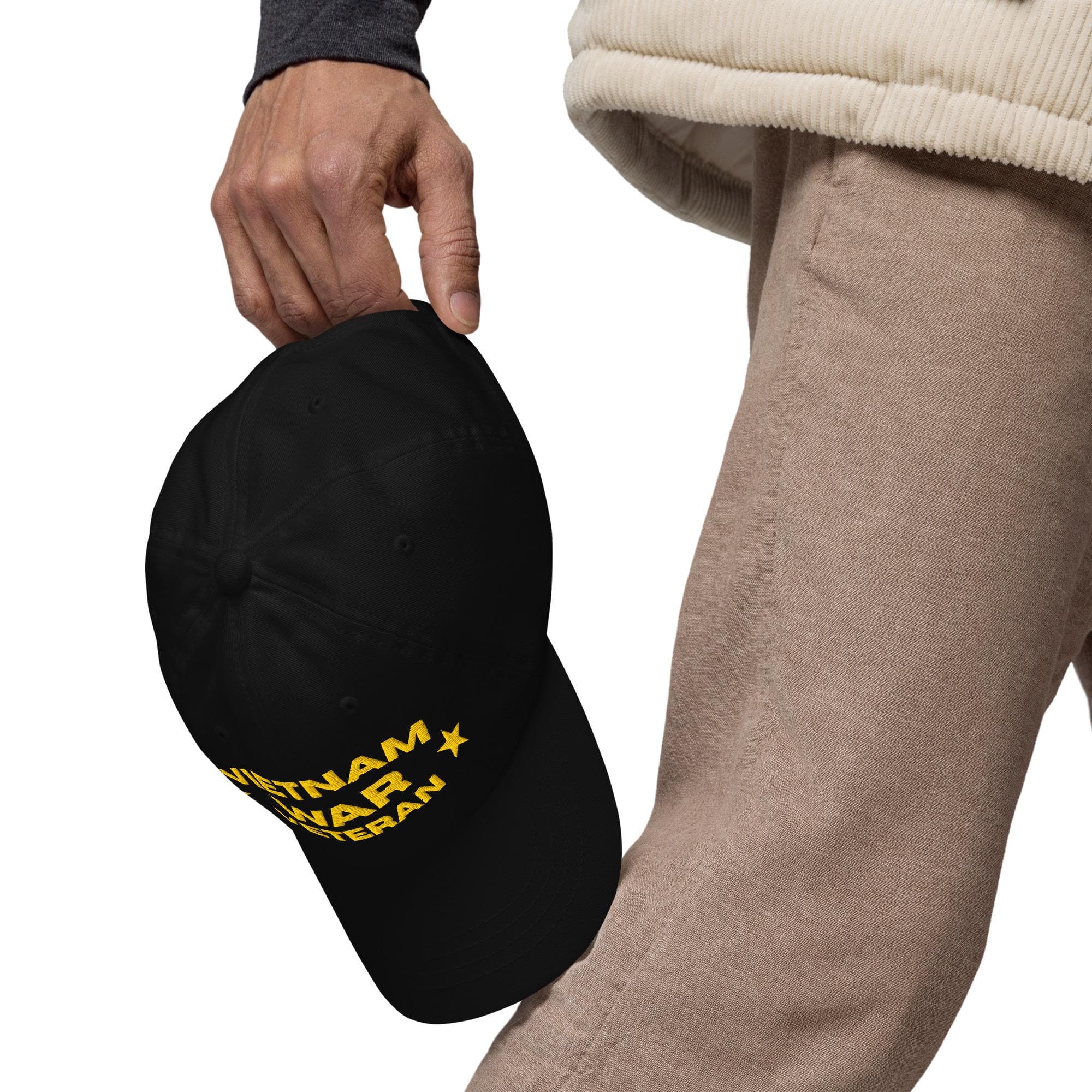 Vietnam War Veteran Hat, Embroidered Dad Cap Military Baseball Cap, Army Navy Air Force Veteran Gift, Adjustable Veteran Pride Cap