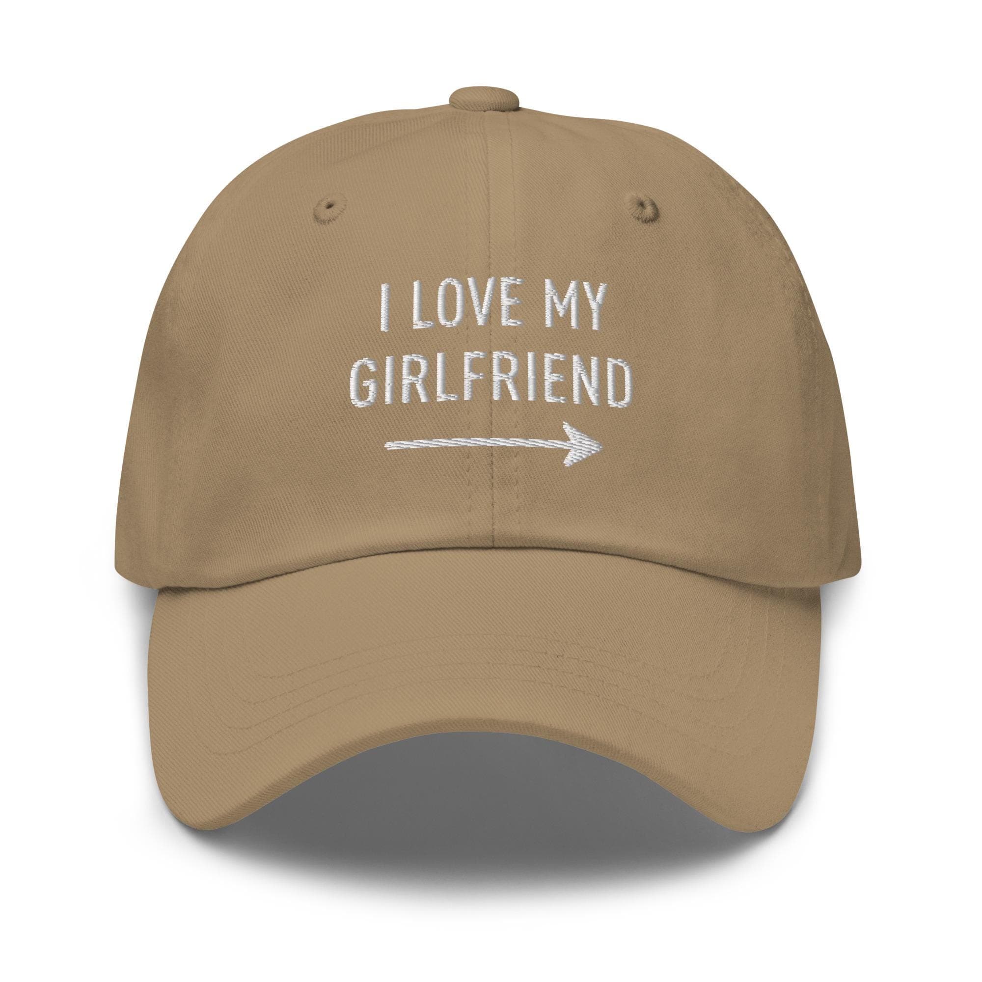 Funny Girlfriend Hat Funny Girlfriend Hat Valentines Day Hat, Gifts for Boyfriend Dad Cap, I Love My Girlfriend Hat, Valentines Gift for Men