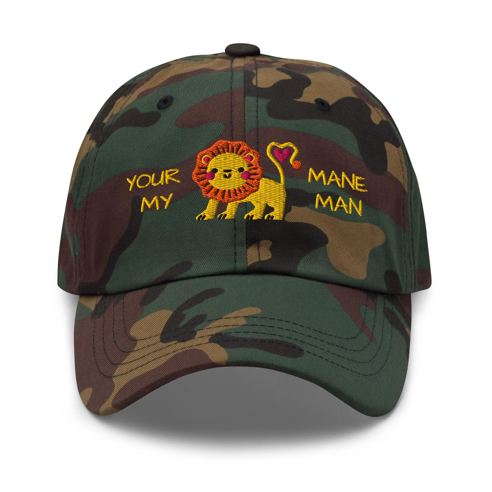 Your My Mane Man Hat Embroidered Hat Valentines Gift for Couple Cute Lion Hat Gift for Kids Gift for Teens Gift for Family Birthday Gift