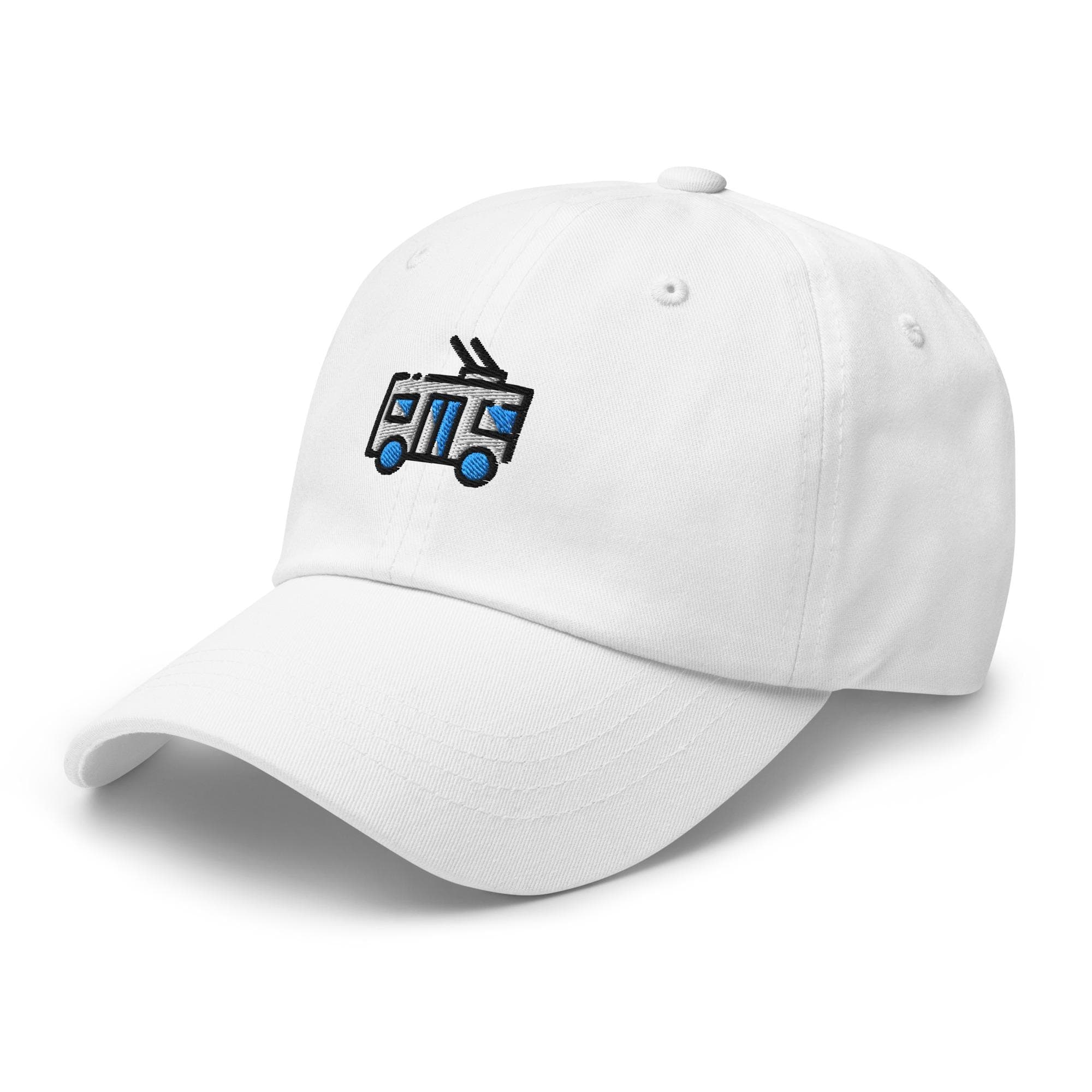 Cute Embroidered Bus Hat – Travel Baseball Cap, Aesthetic Dad Hat, Unique Gift for Travelers