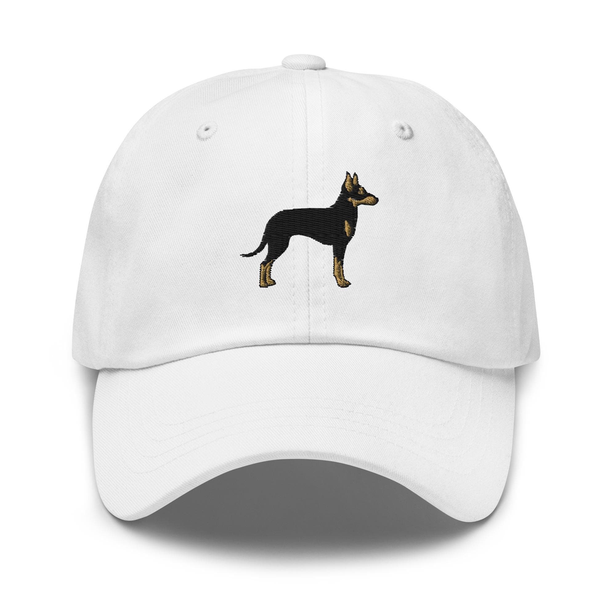 English Toy Terrier Hat Embroidered Hat Gift for Dog Owner Gift for Dad Cute Small Dog Gift Hat Gift for Dog Mom Gift for Dog Dad Hat