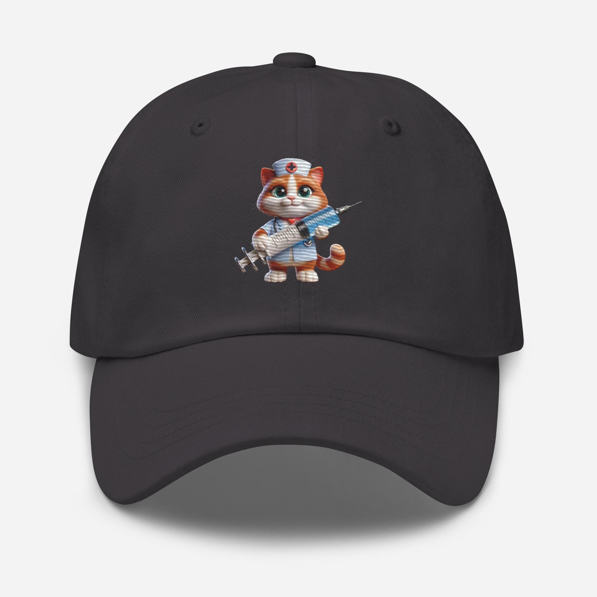 Funny nurse cat Hat Embroidered Dad Cap cute nurse
gift for nursing
nursing student gift
nursing student hat
medical student gift
gift for doctor
funny cat
funny cat hat
funny nursing cat
birthday gift
cute cat hat