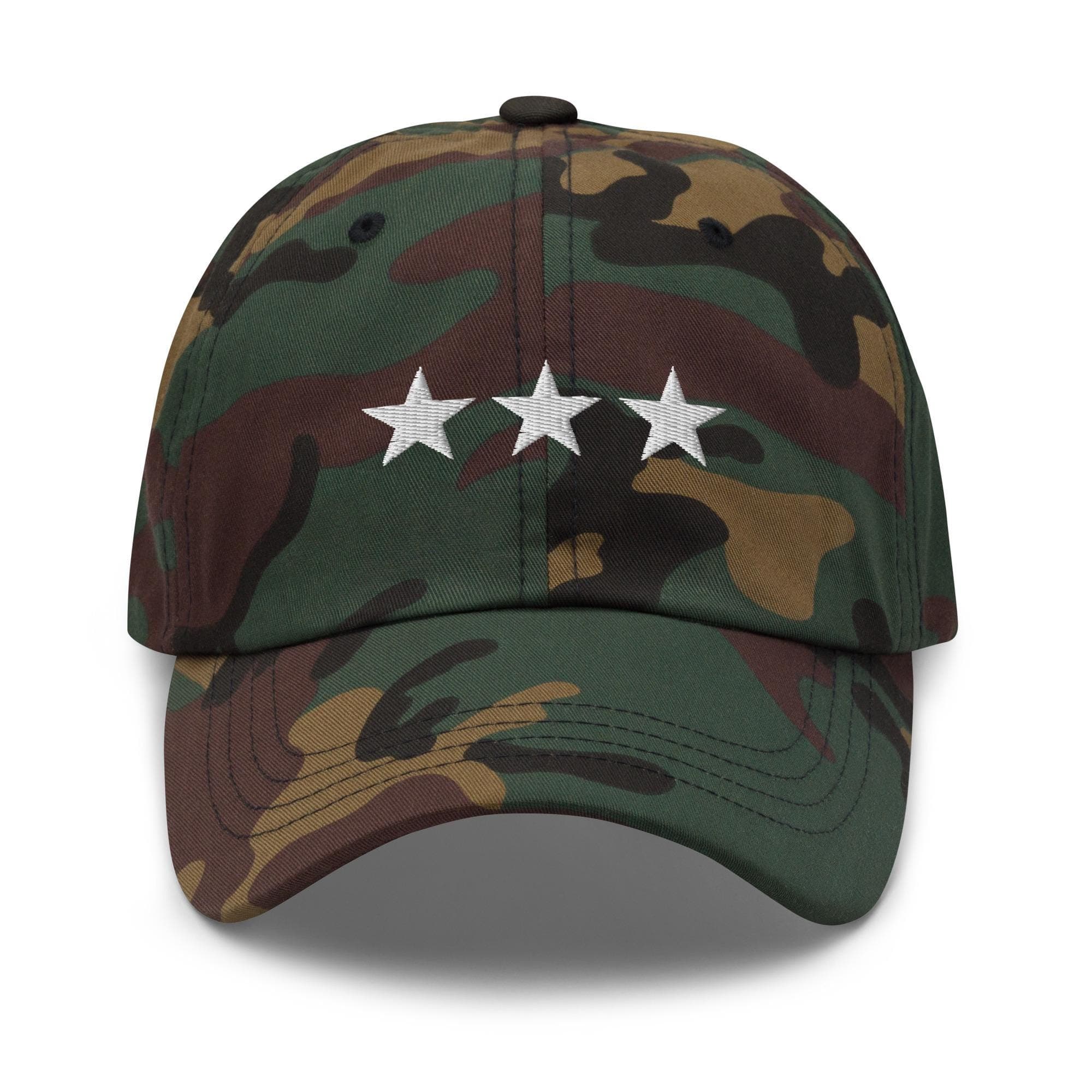 Three Star Hat Embroidered Hat Three Star General Military Hat Three-star insignia rank of lieutenant general Army Air Force Marine Corps