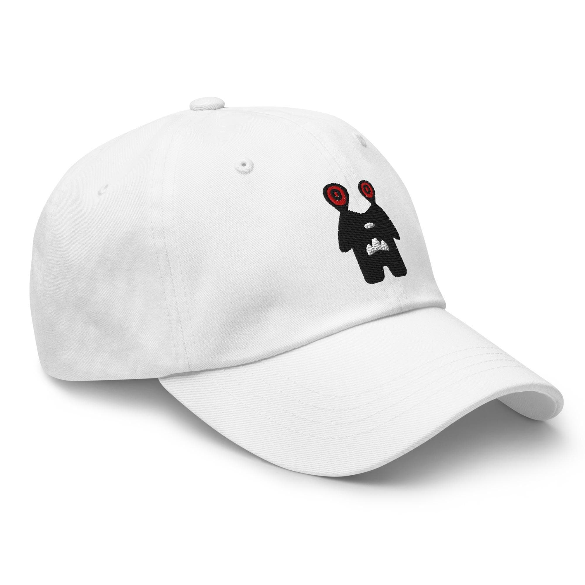 Halloween Monster Embroidered Cap – Spooky Cute Hat – Halloween Costume Accessory – Fun Embroidery Dad Hat