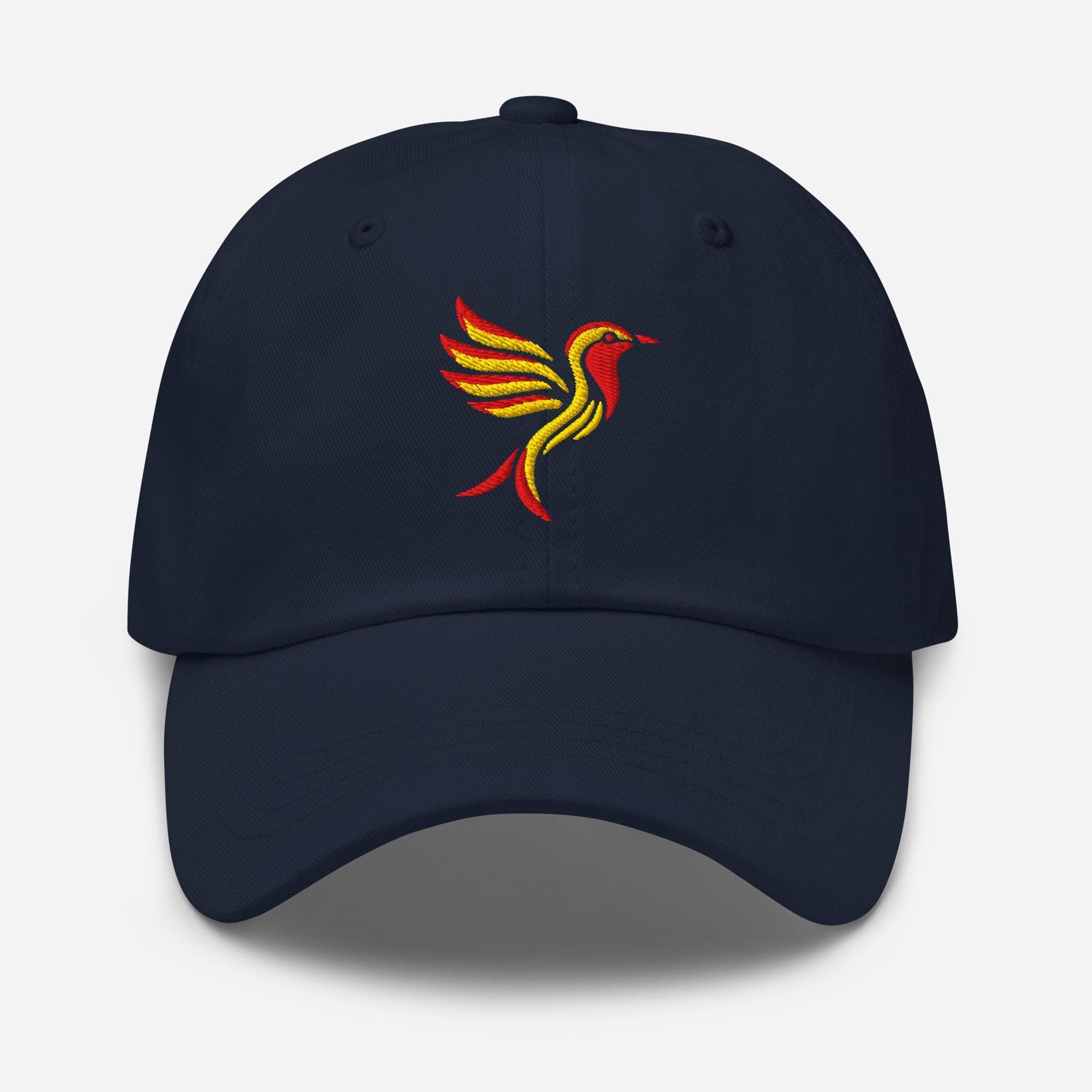 Flame Bird Hat Embroidered Dad Cap 
red and yellow bird
bird logo
cute bird
aesthetic bird
colorful bird
gift for kid
gift for teens
for bird lover
for bird owners
bird cap
wildlife bird
hat with bird