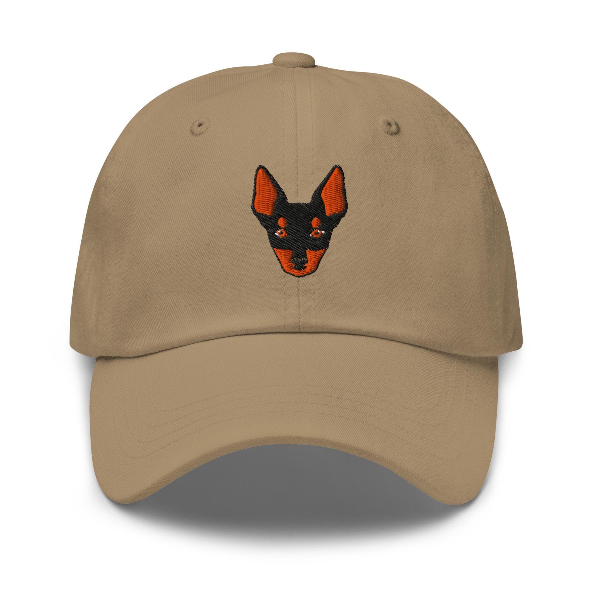 English Toy Terrier Hat Embroidered Hat Gift for Dog Owner Gift for Dad Cute Small Dog Gift Hat Gift for Dog Mom Gift for Dog Dad Hat
