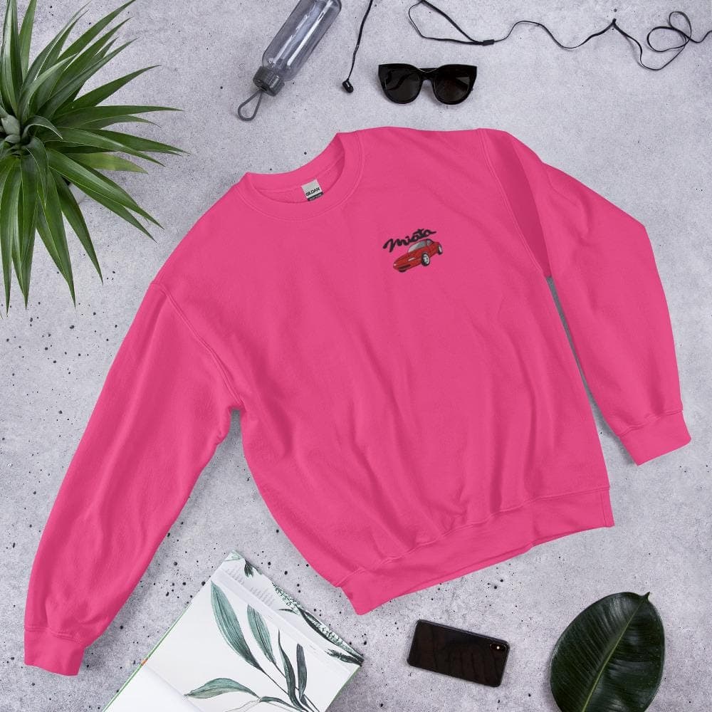 Mazda Miata Embroidered Sweatshirt | Car Lover Gift | JDM Car Crewneck | Miata MX5 Sweatshirt | Gift for Him Her