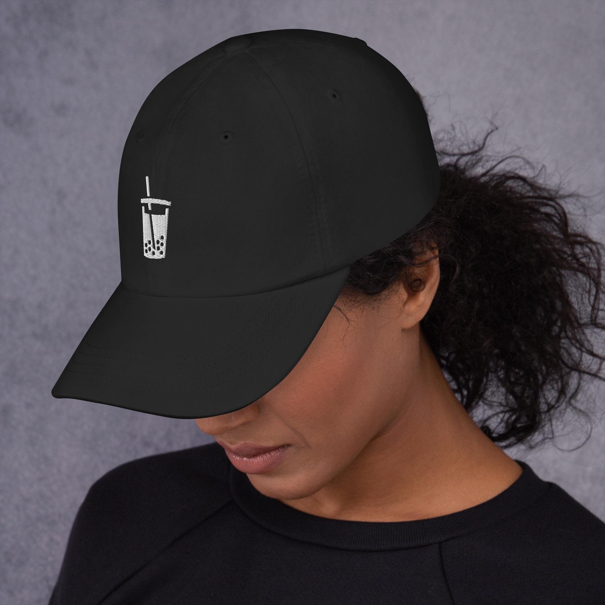 Boba Tea Hat Embroidered Cap – Cute Bubble Tea Baseball Cap
