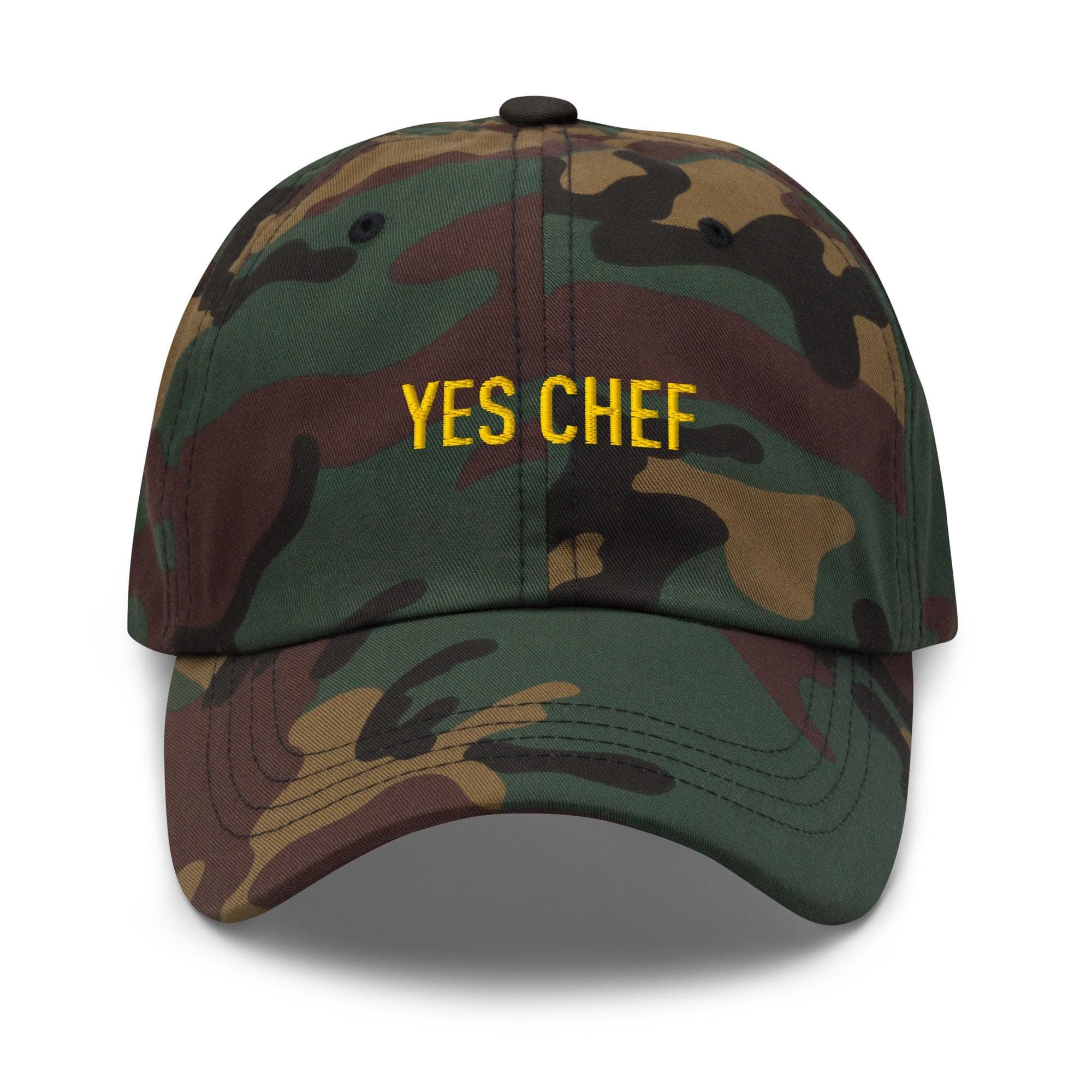 Yes, Chef Hat Embroidered Hat, Yes Chef Cap, Dad Cap, Strapback Cap, Foodie Gift, Dad Gift Culinary Hat