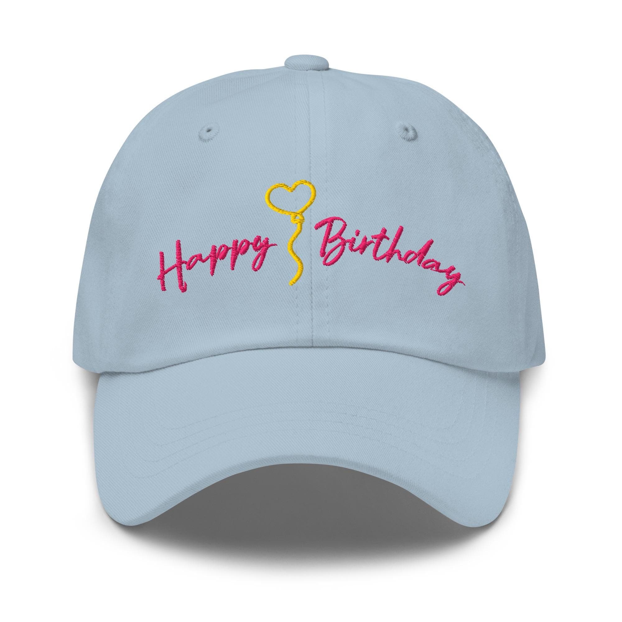 Happy Birthday Cap Embroidered Hat Happy Birthday Hat Pink Hat Teens Birthday Hats for Girls Birthday Gift