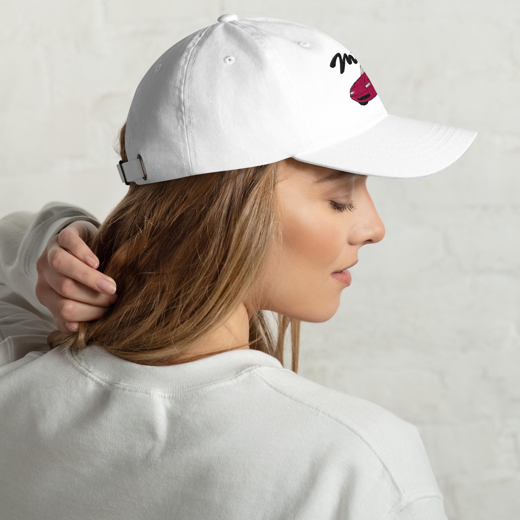 Flamingo Pink Miata Mazda Hat Embroidered Dad Cap