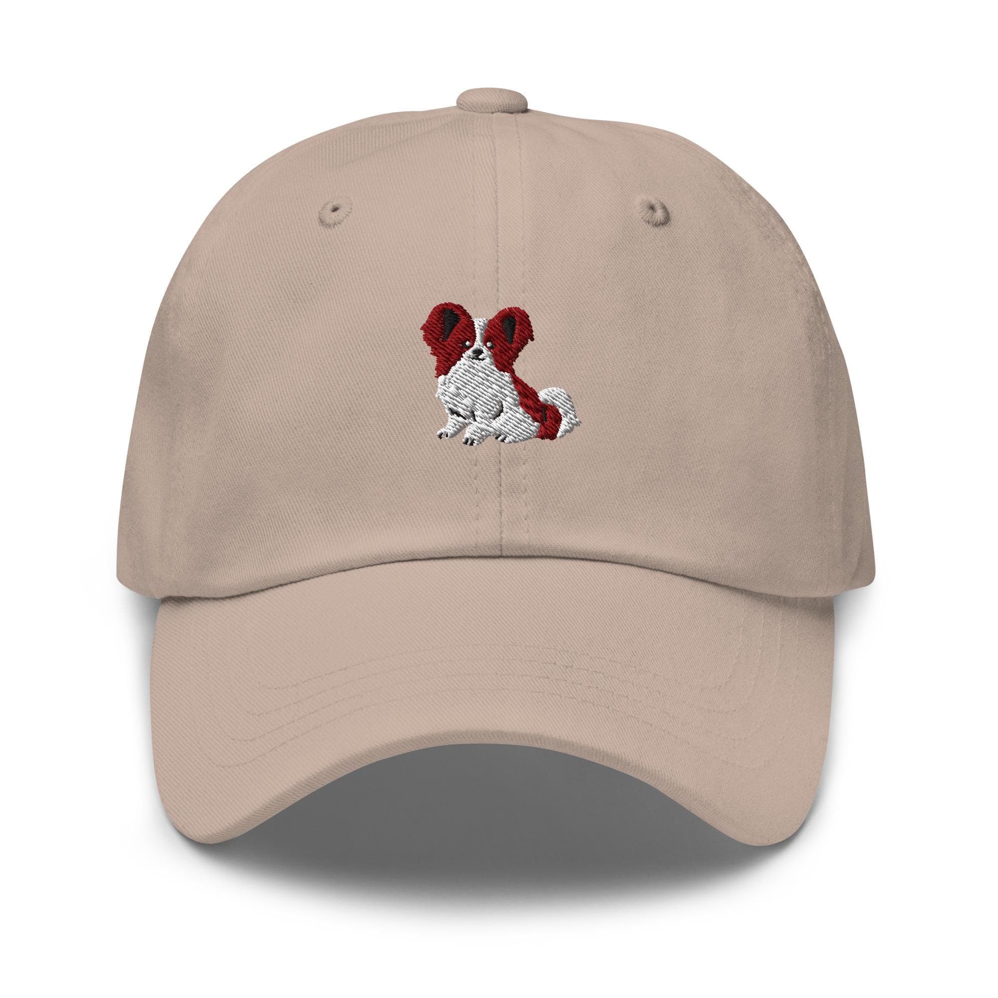 Papillon Hat Embroidered Dad Hat Cute Papillon Cap Gift for Dad Dog Animal Lover Gift for Papillon Dog Owner Cute Small Dog Gift Hat