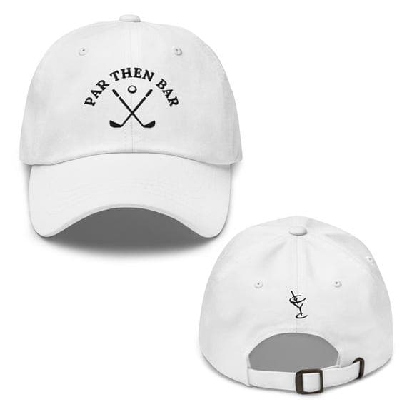 Par Then Bar Hat, Embroidered Dad Hat, Golf Bachelorette, Golf Trip Hats, Martini Golf Hat, Cute Golfing Hats, Dirty Martini