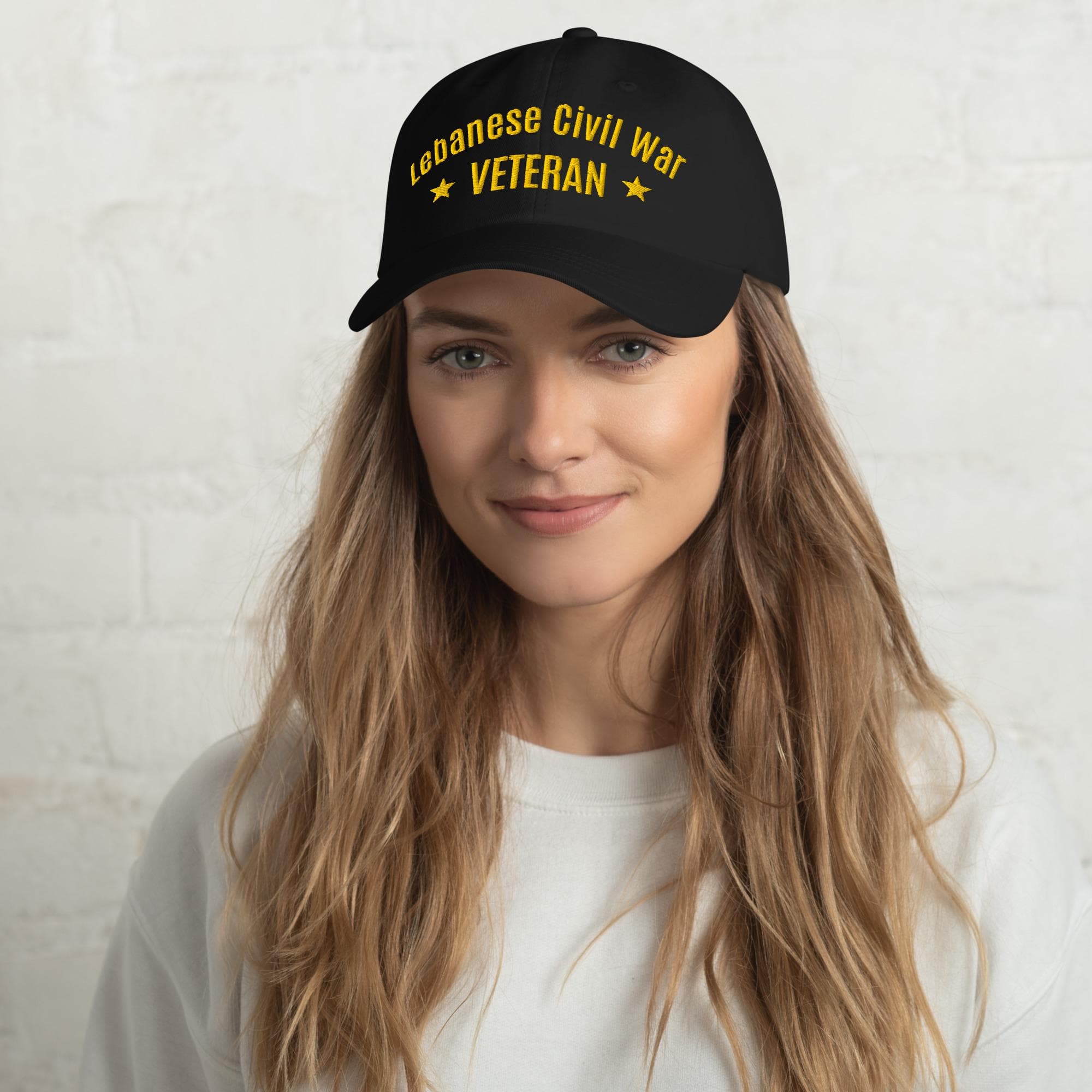 Lebanese Civil War Veteran Dad Cap | Military Tribute Hat for Lebanon Heroes