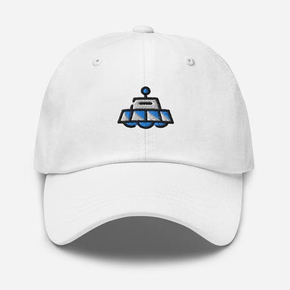Cute UFO Embroidered Hat – Alien Baseball Cap, Space Lover Gift, UFO Dad Hat, Aesthetic Embroidery Cap