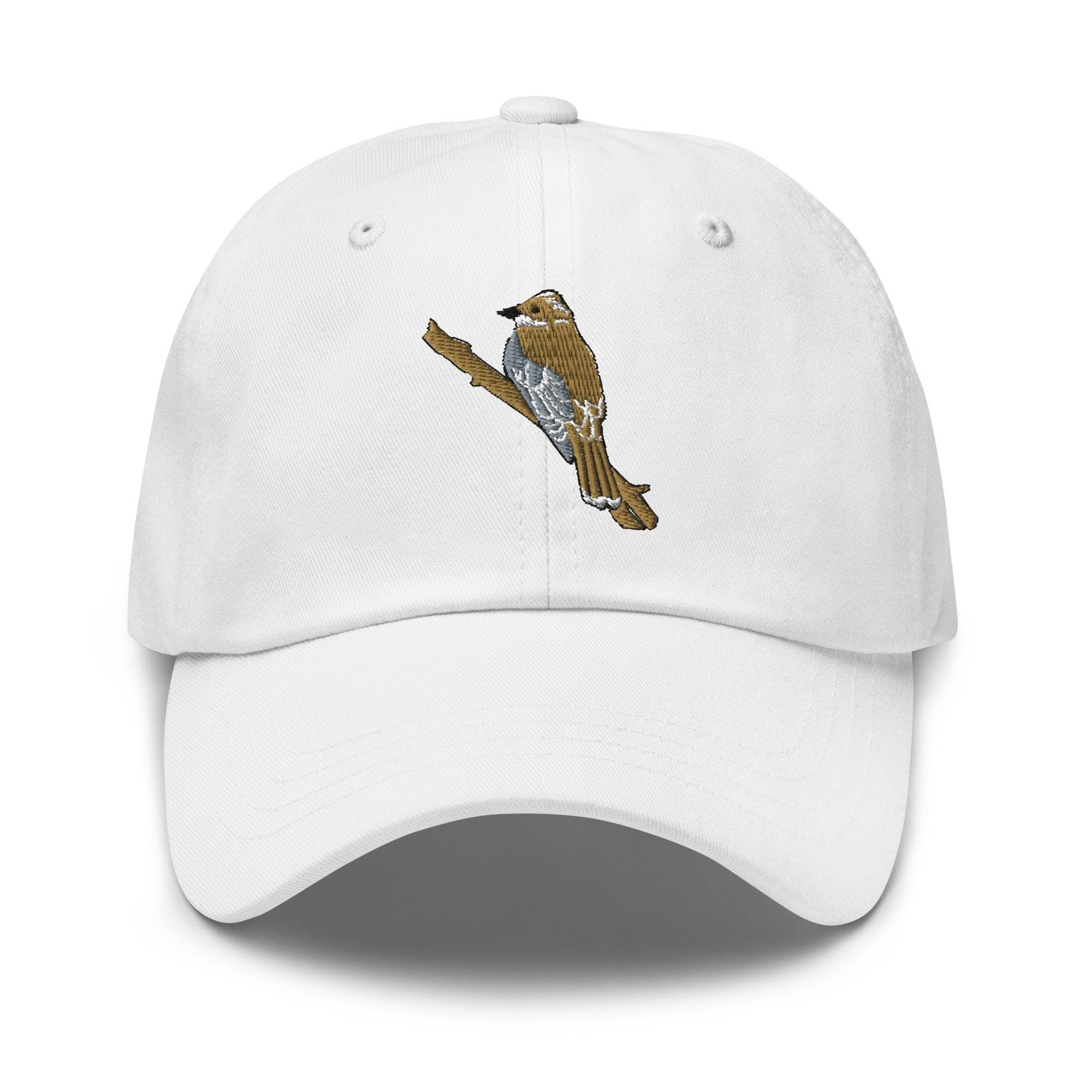 Perching Bird hat Songbird Hat Embroidered Hat Gift for Men Women Nature Lover Wildlife Black Capped Chickadee Gift for Bird Watcher