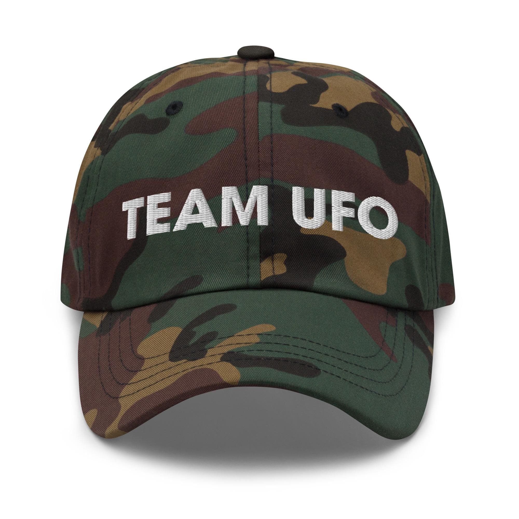 Team UFO Hat Embroidered Hat Funny Meme Hat Random Humor Gag Gift for Friend Gift For Nerd